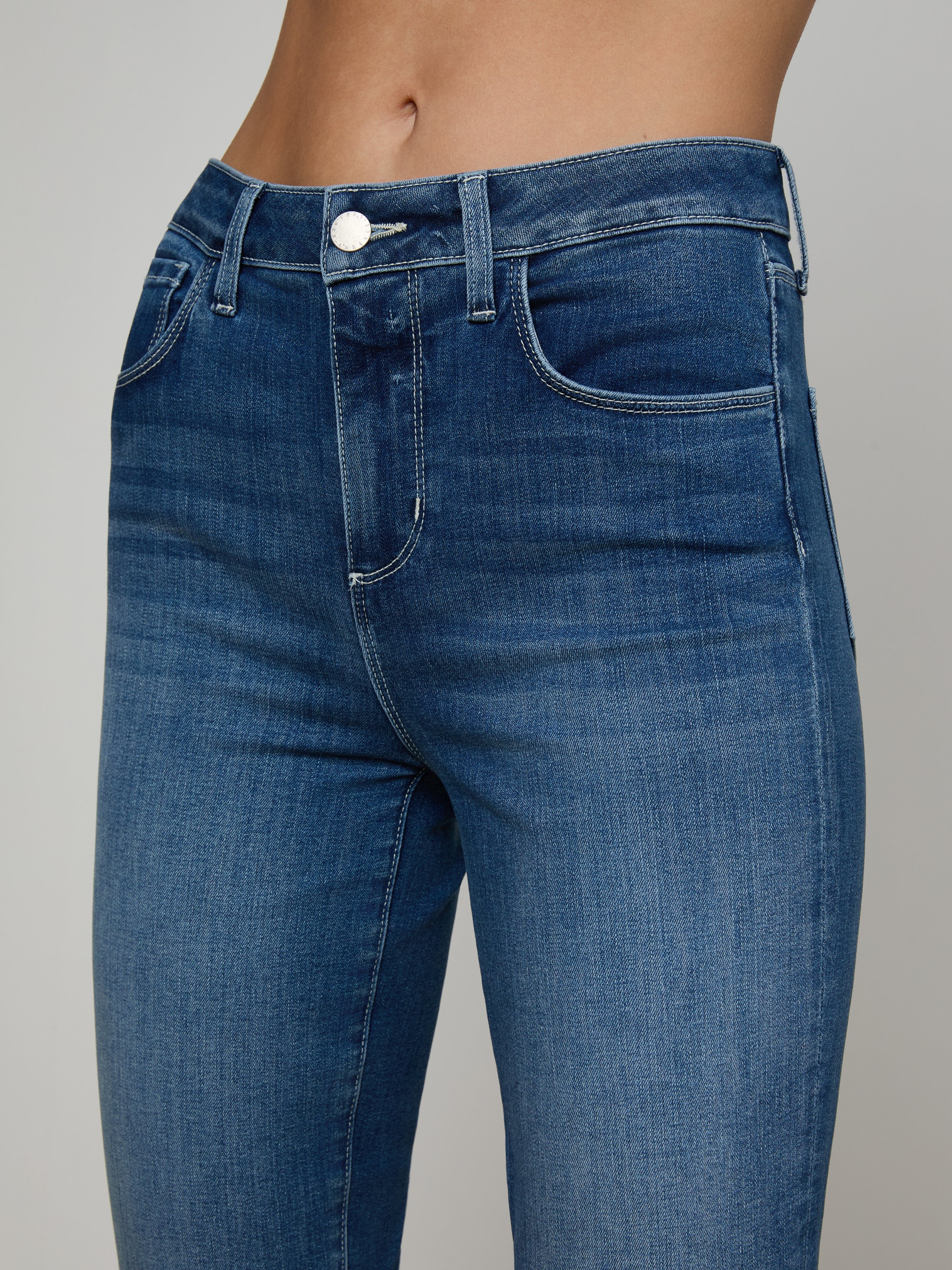 L'AGENCE - Kendra Cropped Flare Jean - Image 5