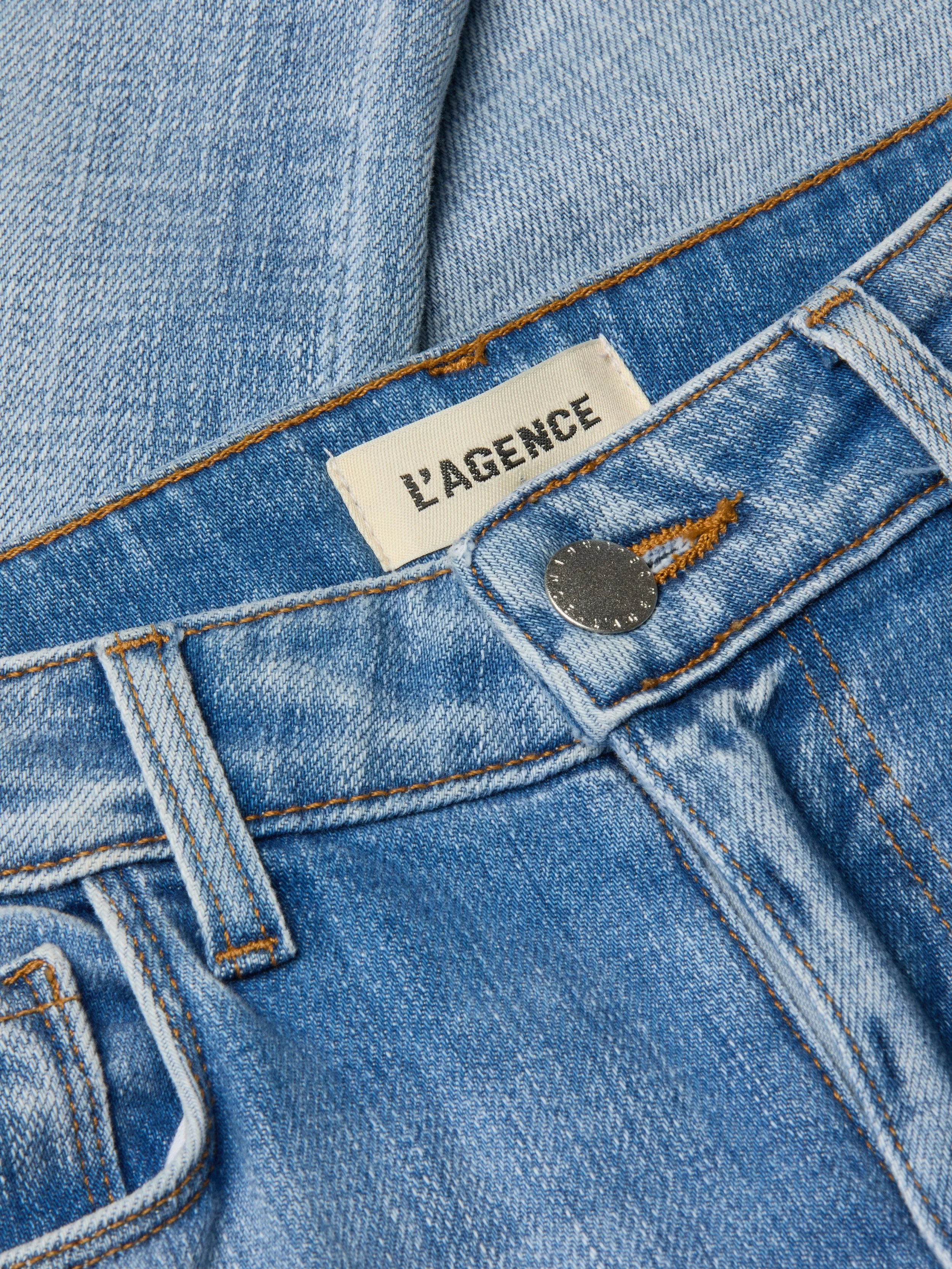 L'AGENCE - Kendra Cropped Flare Jean - Image 5