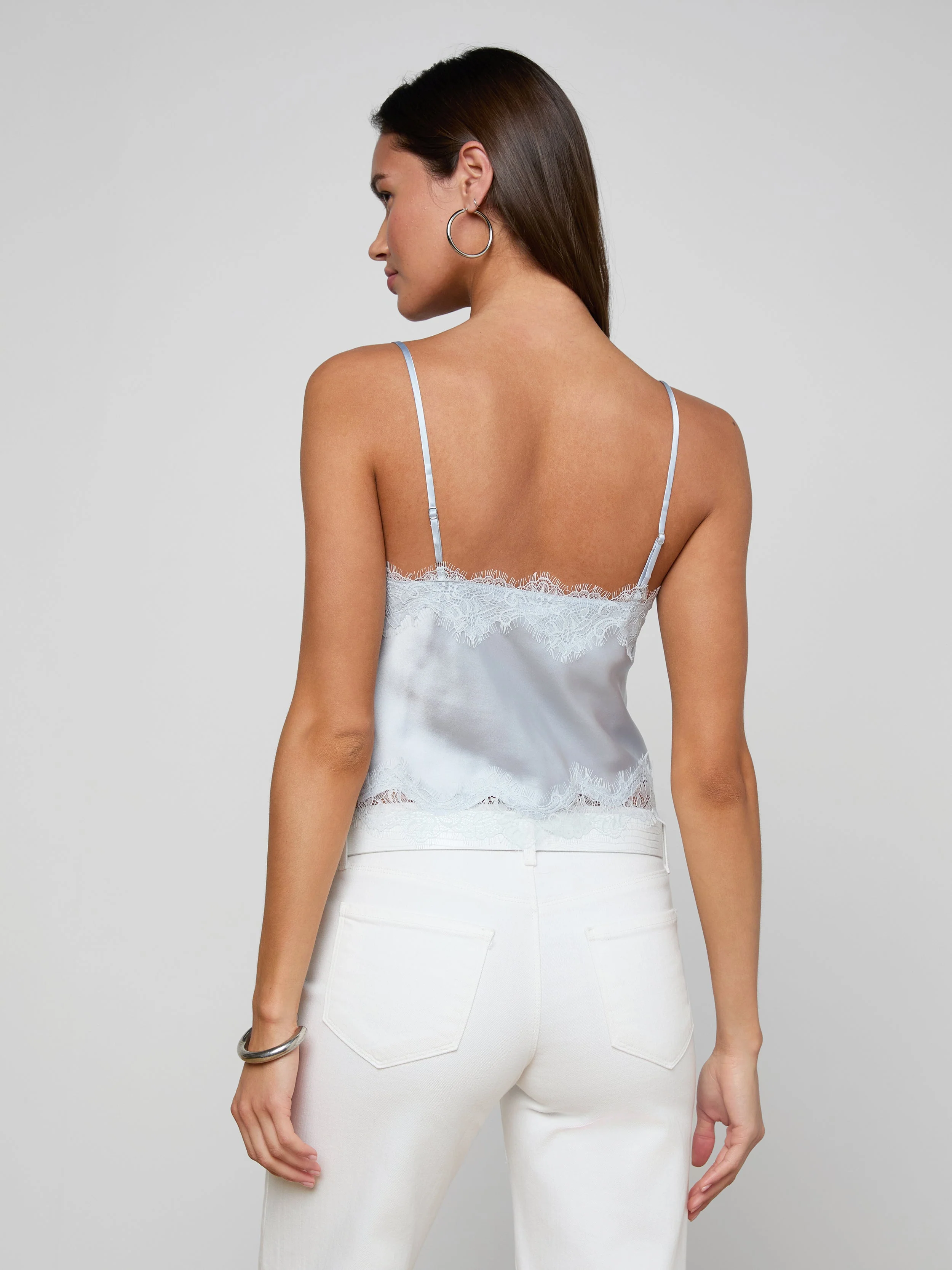 L'AGENCE - Kimber Silk Lace Camisole - Image 5