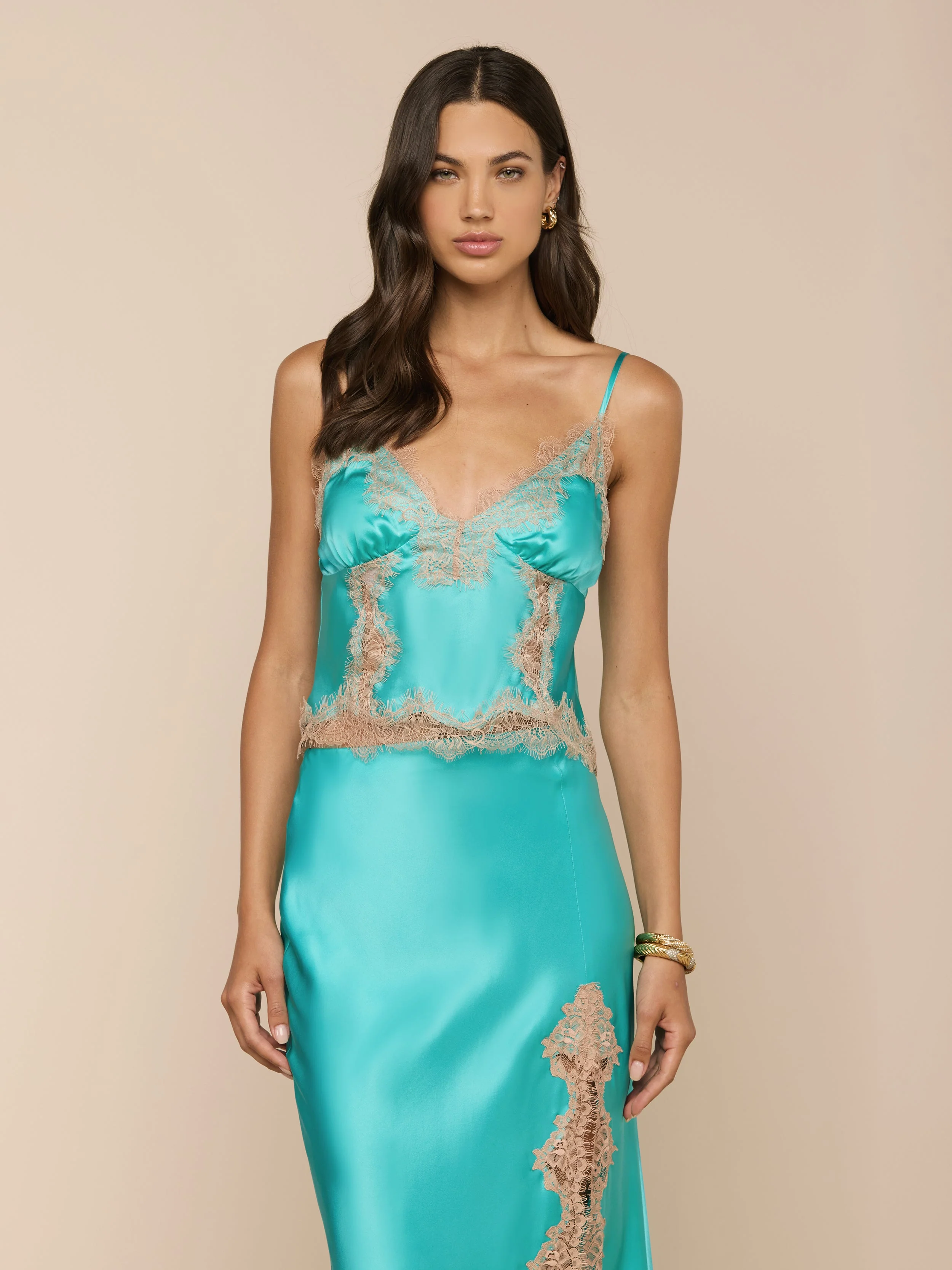 L'AGENCE - Kimber Silk Lace Camisole