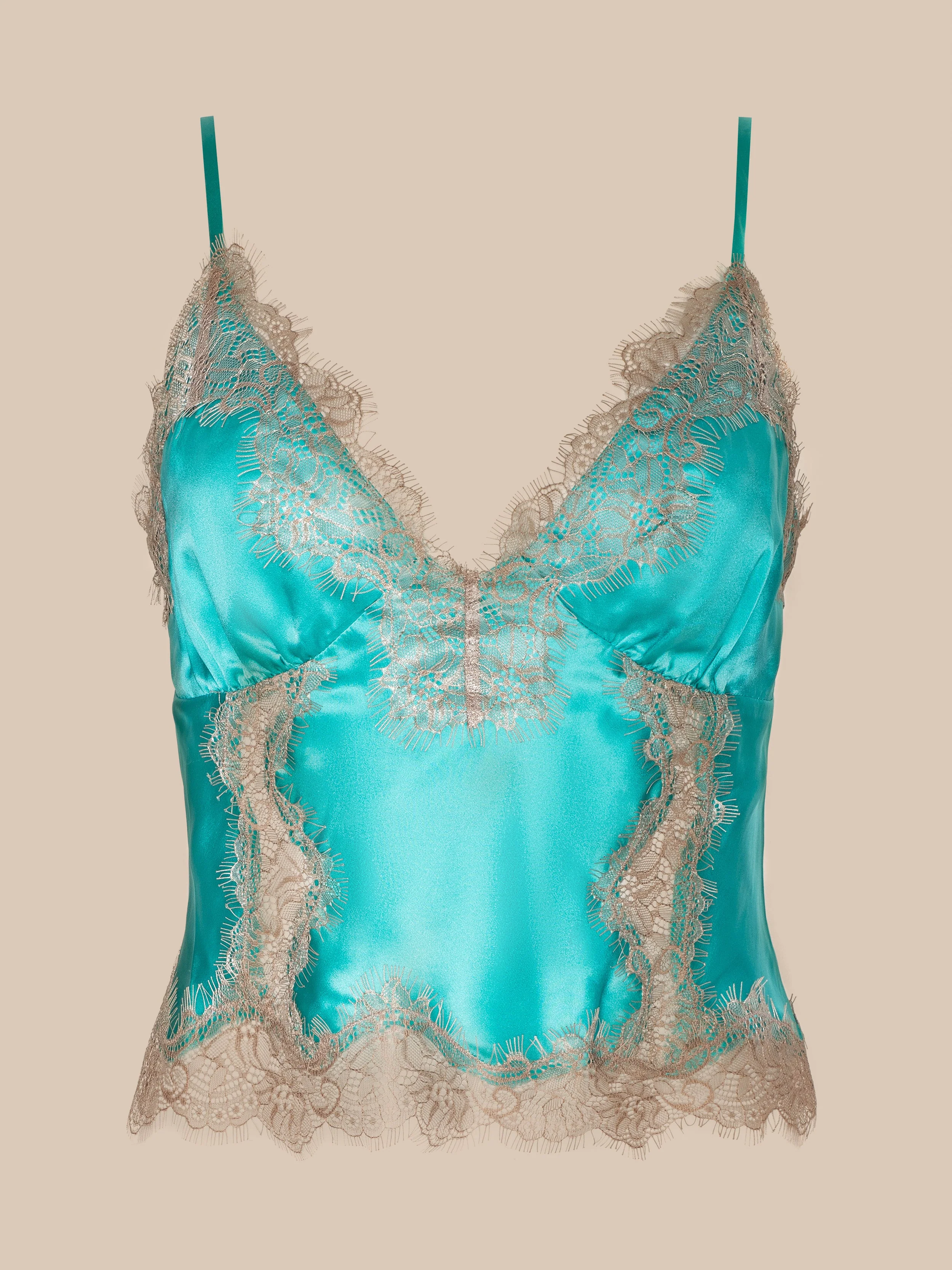 L'AGENCE - Kimber Silk Lace Camisole - Image 6