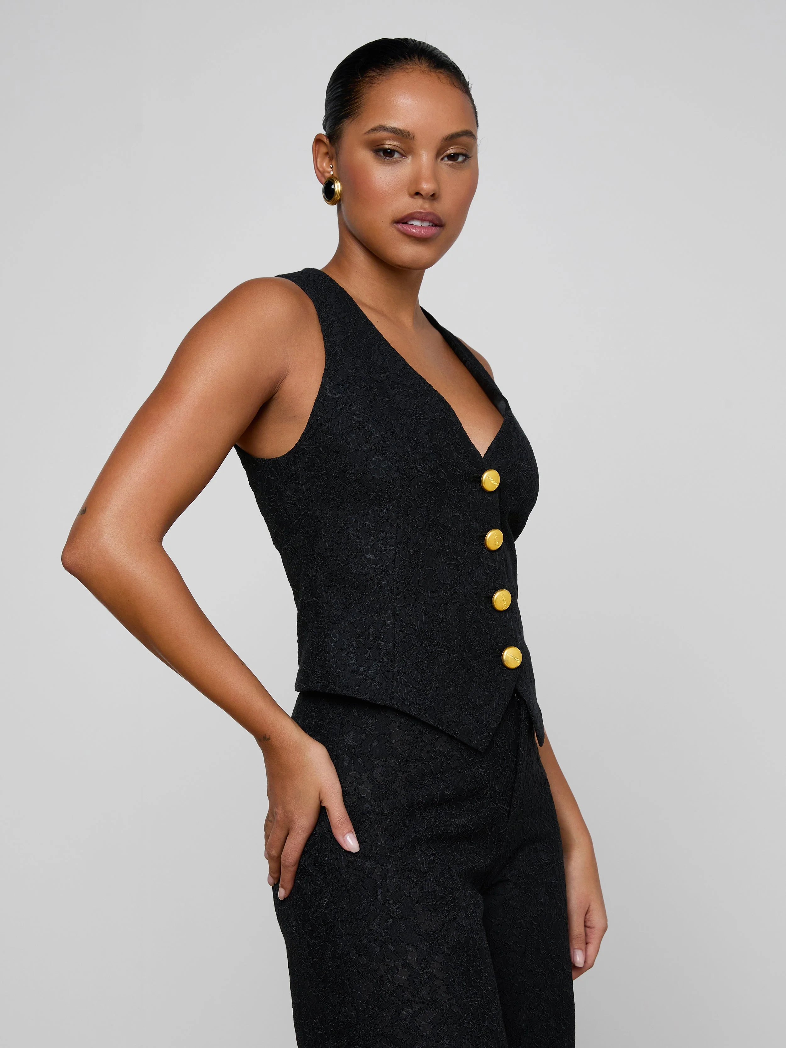 L'AGENCE - Kino Lace Vest - Image 2