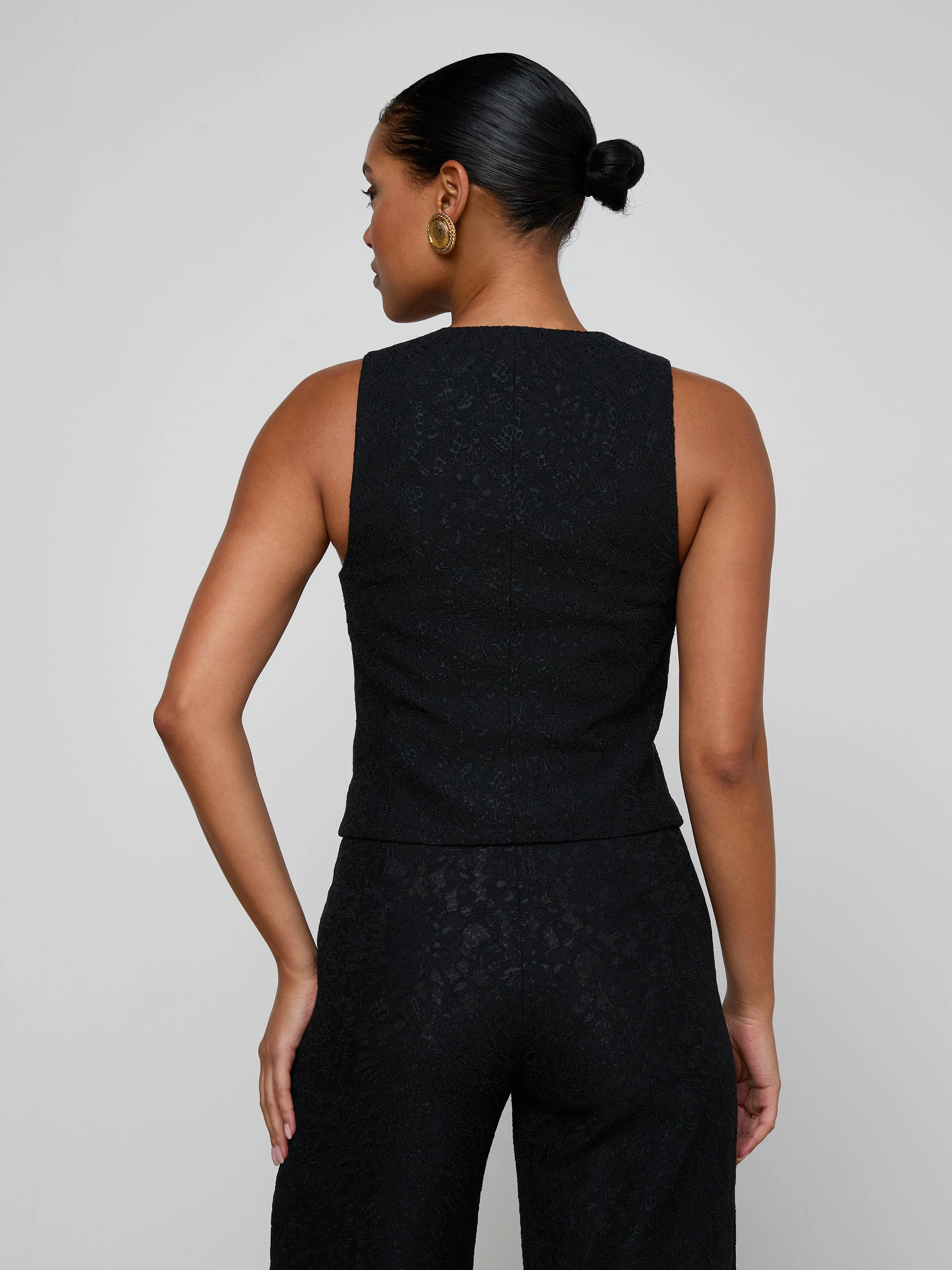 L'AGENCE - Kino Lace Vest - Image 4
