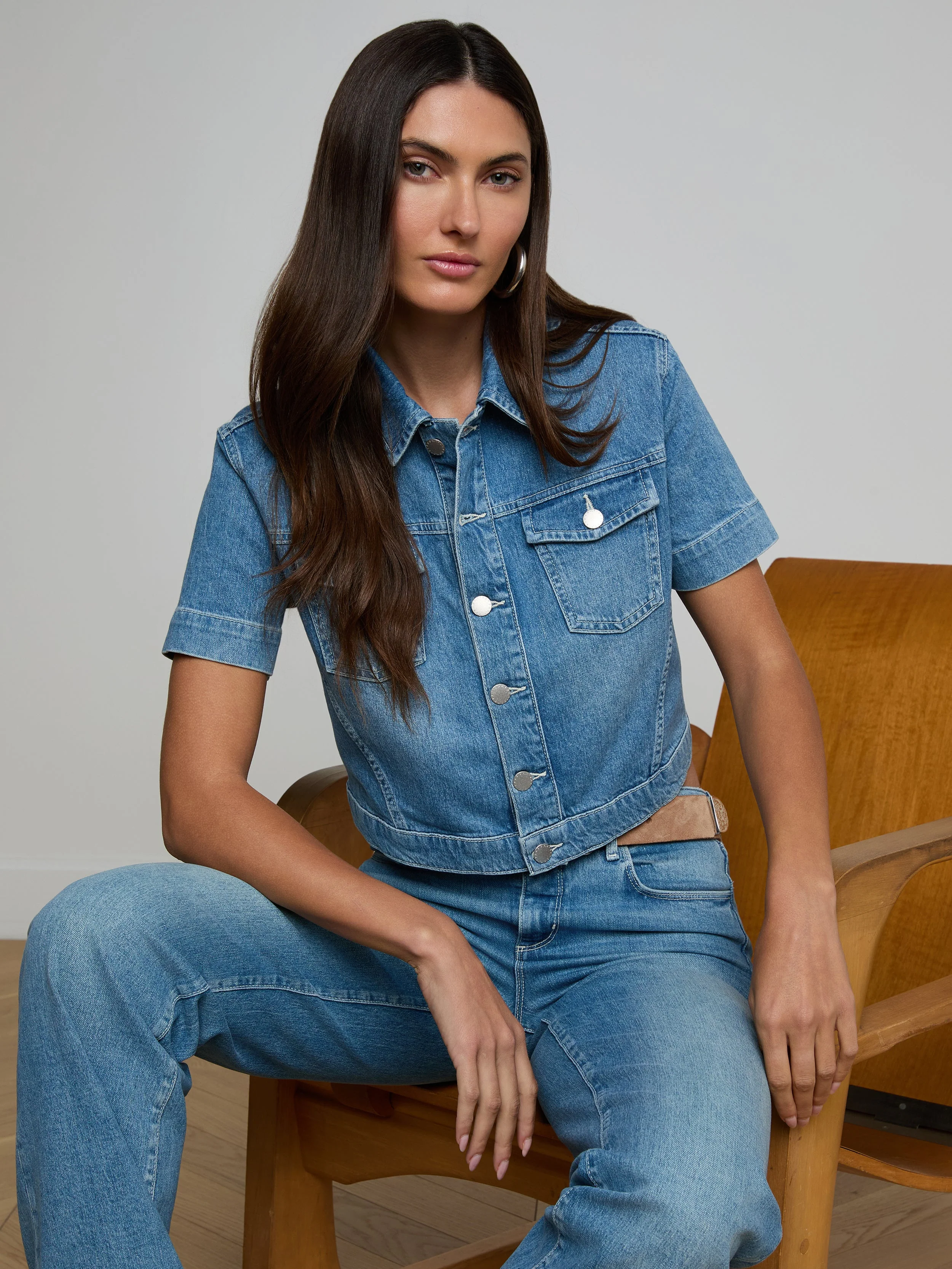 L'AGENCE - Kirstie Jean Shirt Jacket