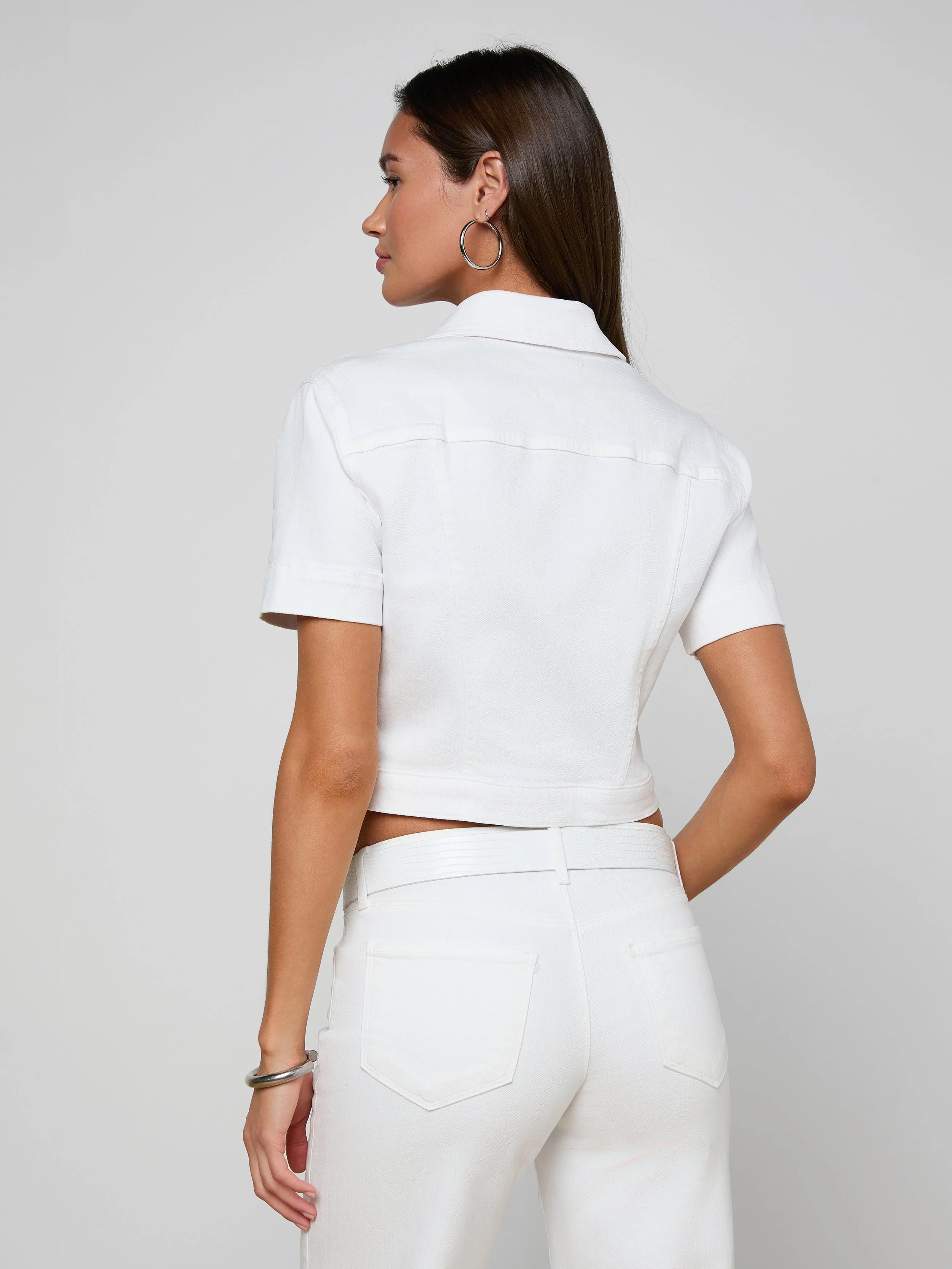 L'AGENCE - Kirstie Jean Shirt Jacket - Image 5