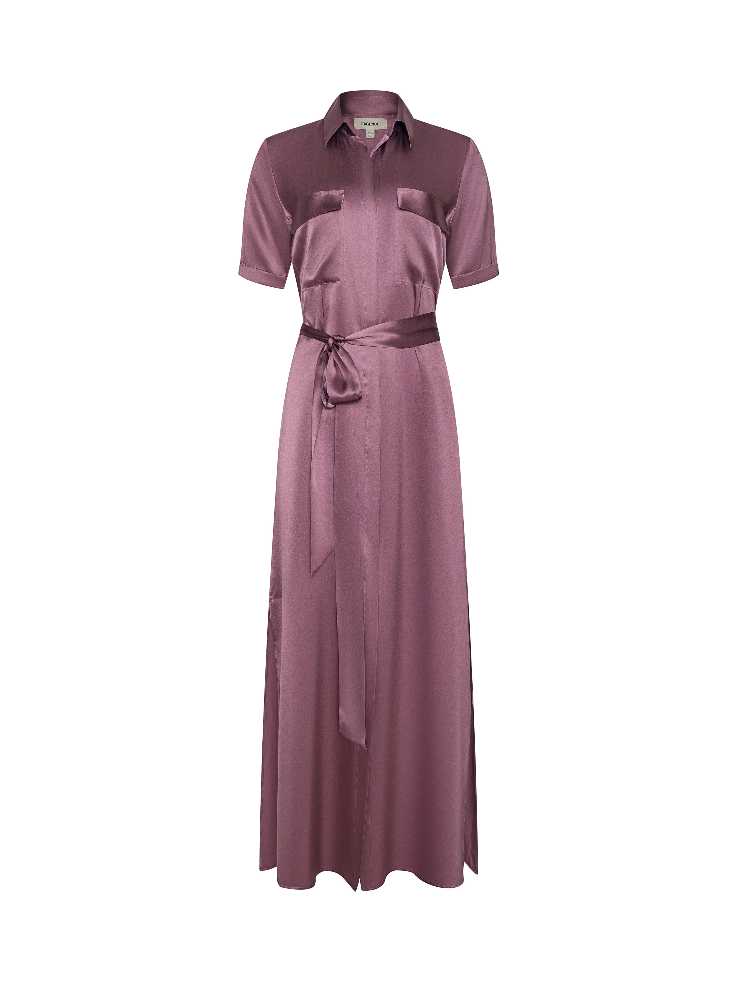 L'AGENCE - Klement Silk Shirt Dress - Image 7
