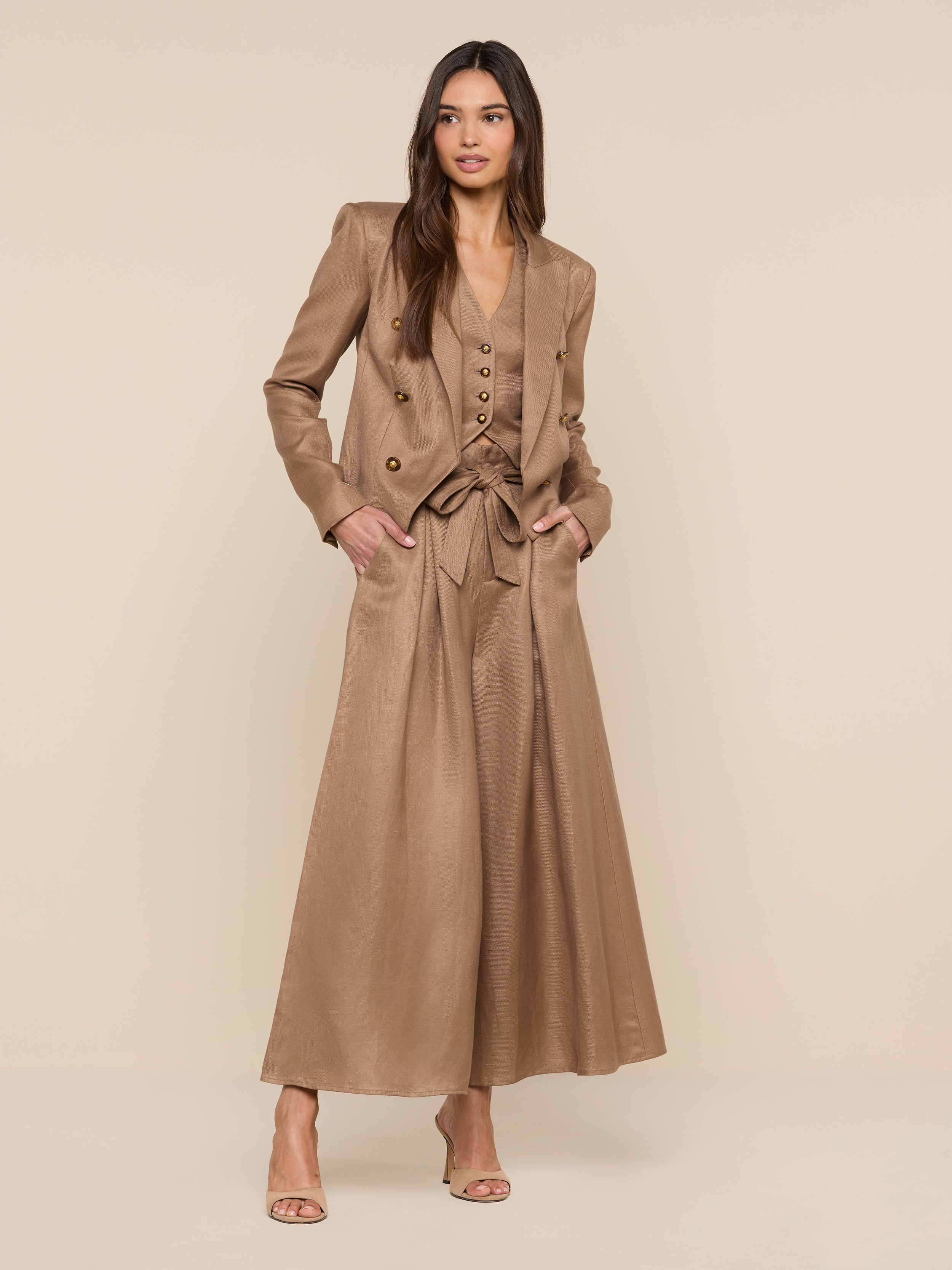 L'AGENCE - Lila Linen - Blend Blazer - Image 4