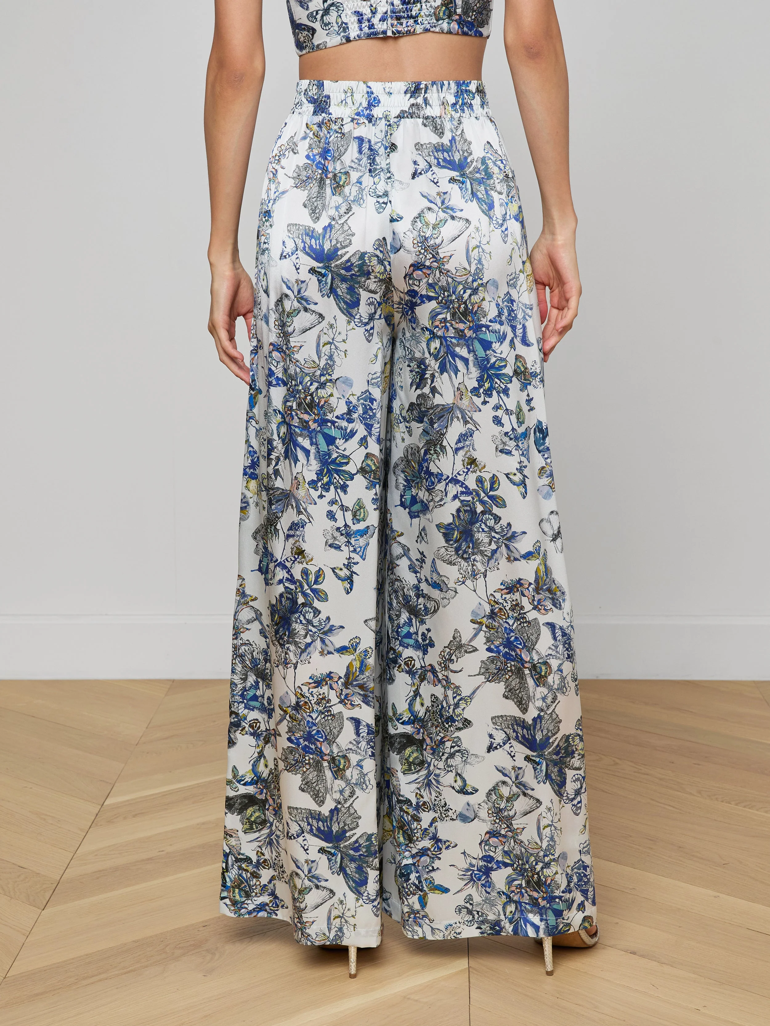 L'AGENCE - Lillian Silk Wide - Leg Pant - Image 5