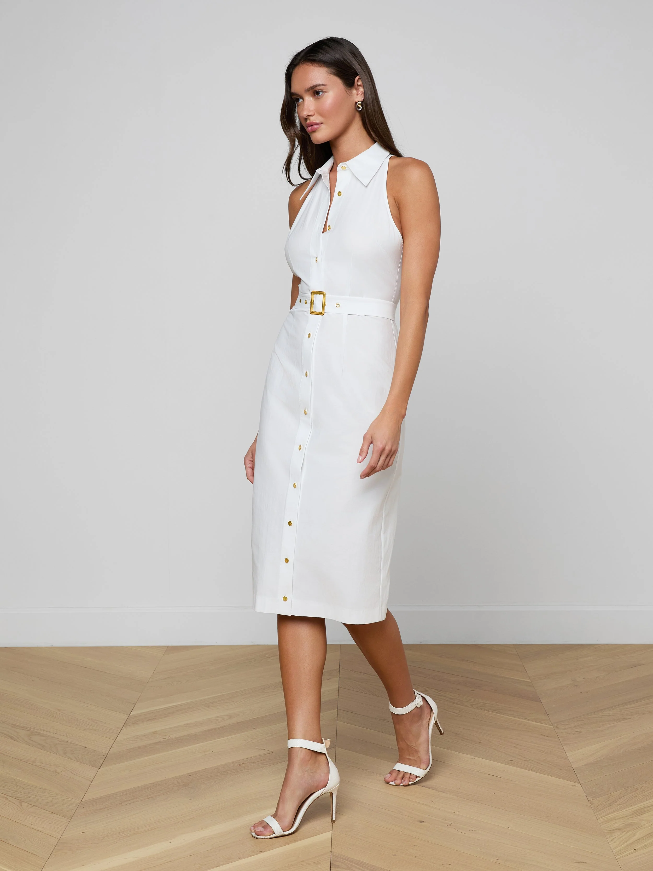 L'AGENCE - Lisette Midi Dress - Image 2