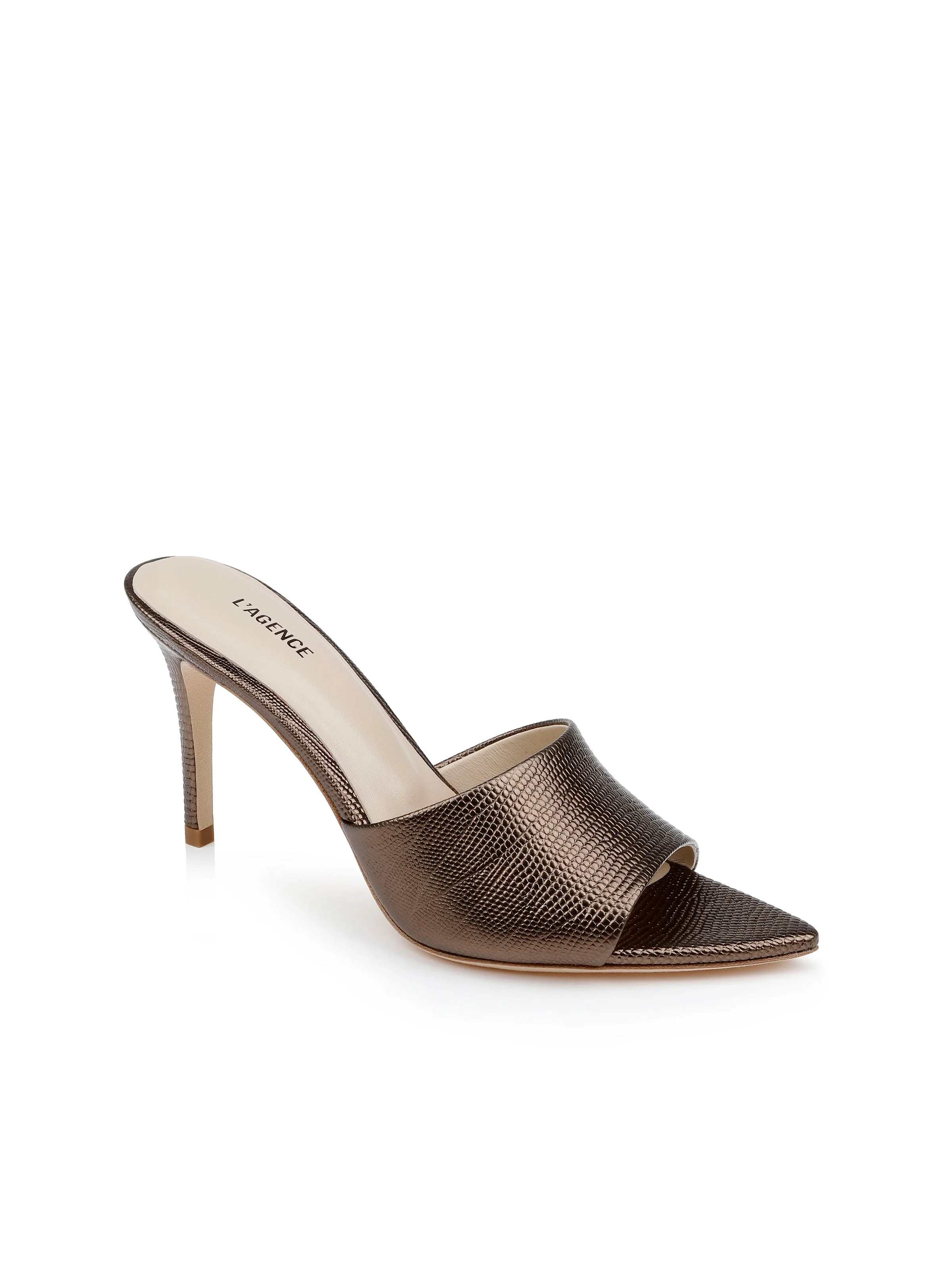 L'AGENCE - Lolita Leather Open - Toe Mule - Image 2