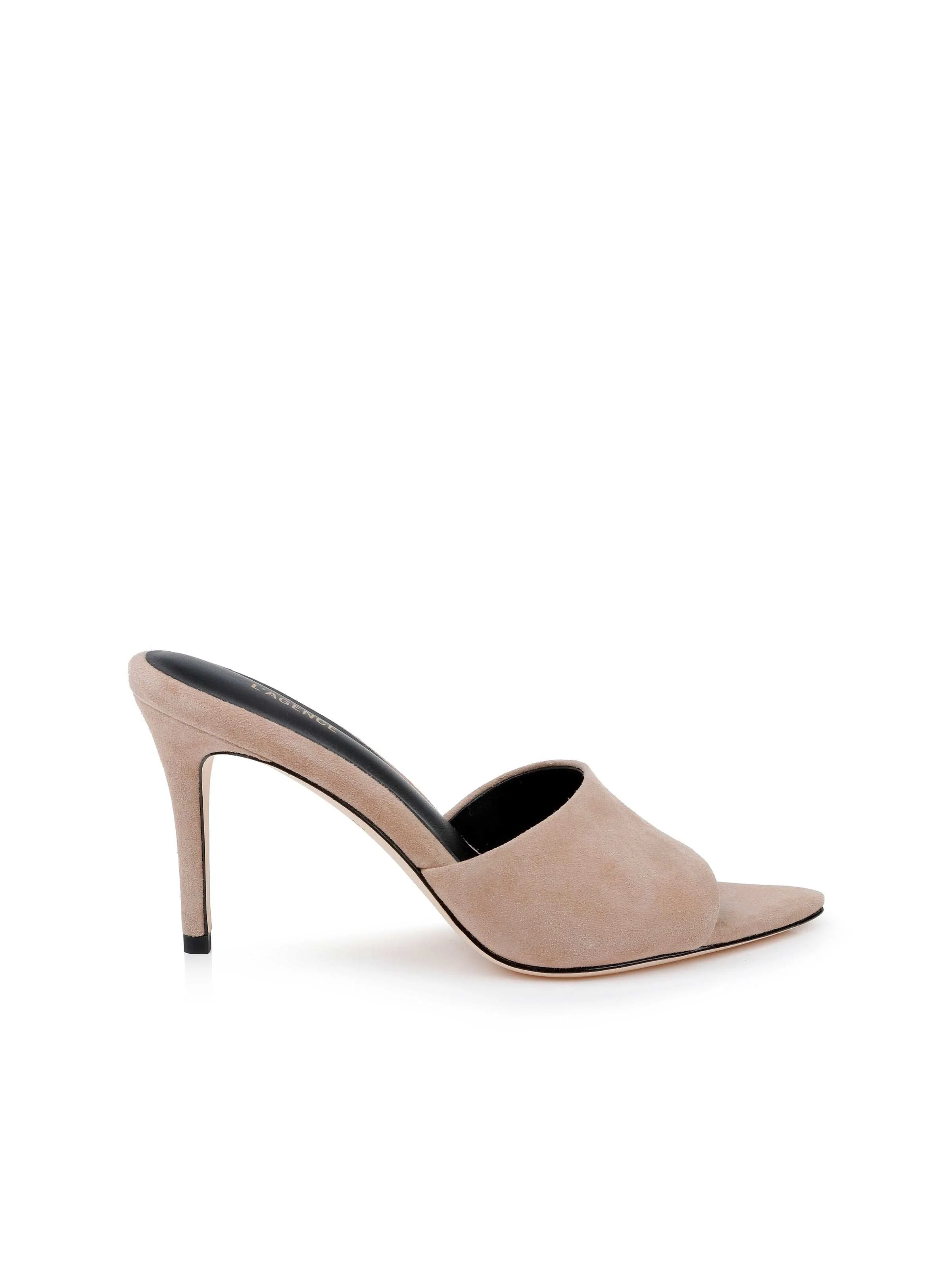 L'AGENCE - Lolita Suede Open - Toe Mule - Image 4