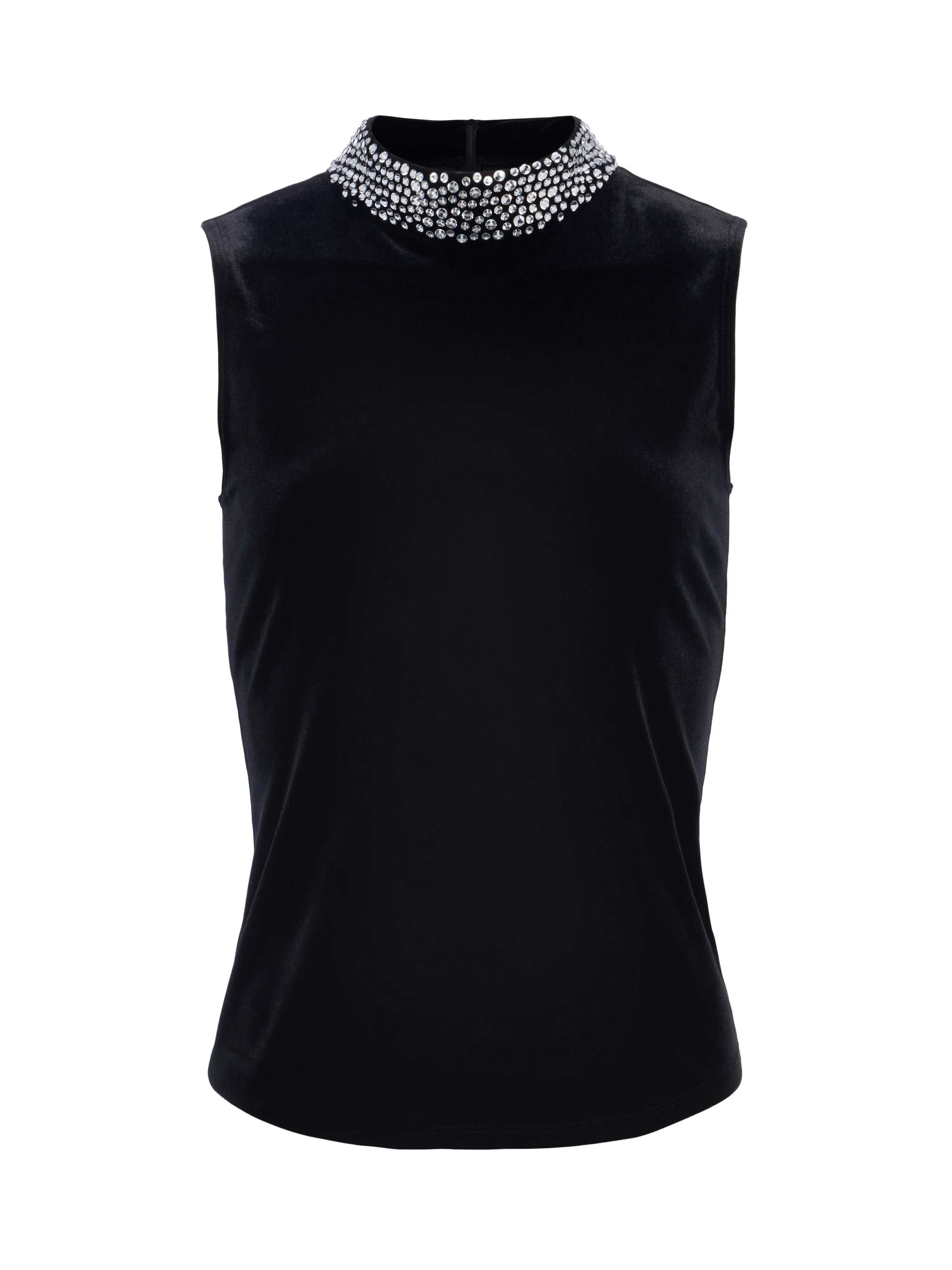 L'AGENCE - Madelyn Embellished Velvet Top - Image 6