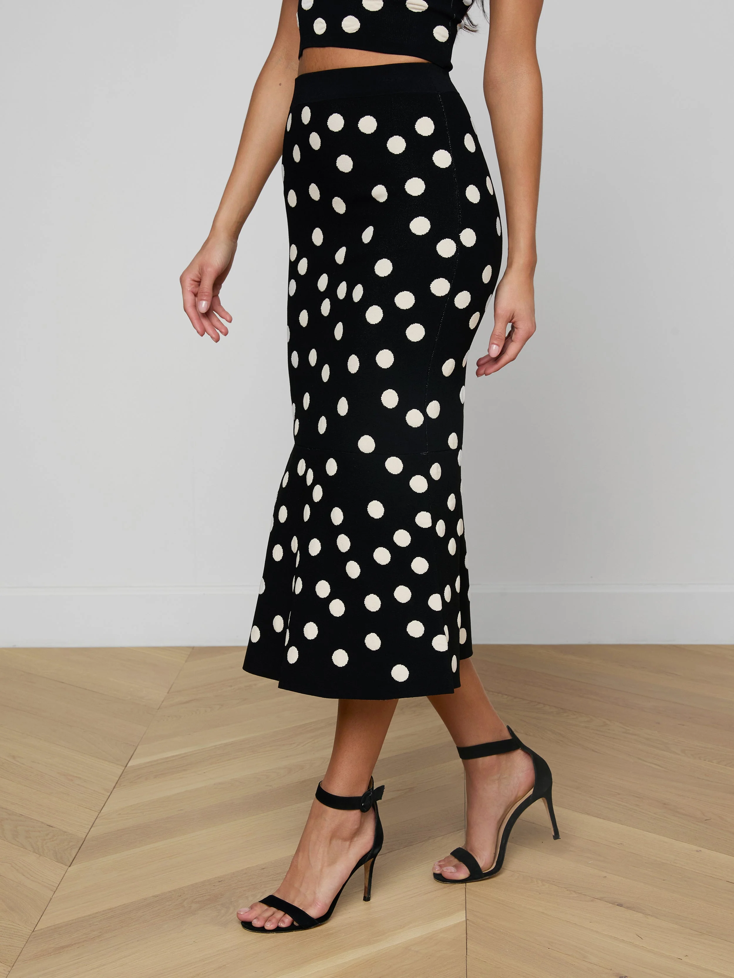 L'AGENCE - Mae Knit Flare Skirt - Image 5