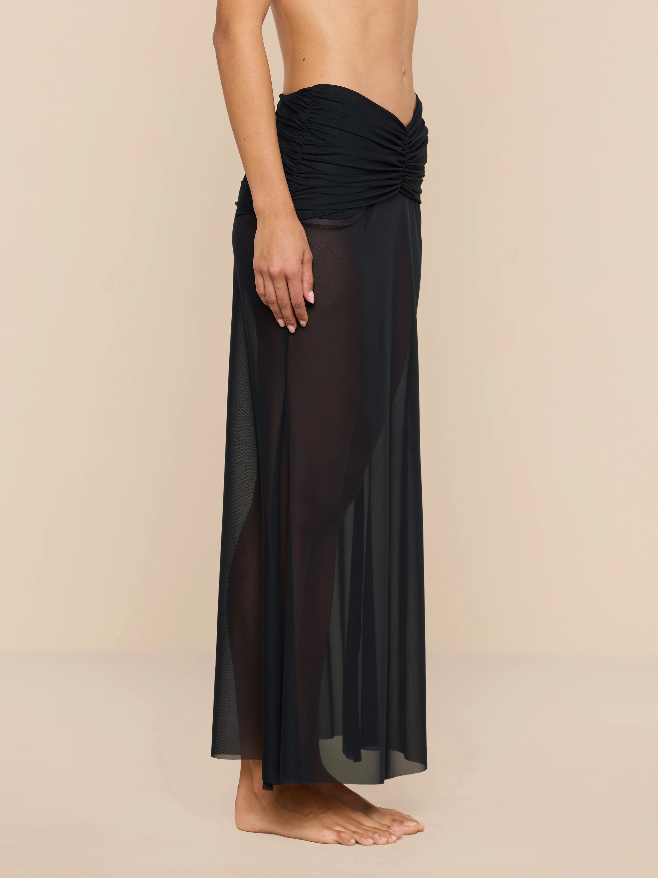 L'AGENCE - Mahe Mesh Cover - Up Skirt - Image 4