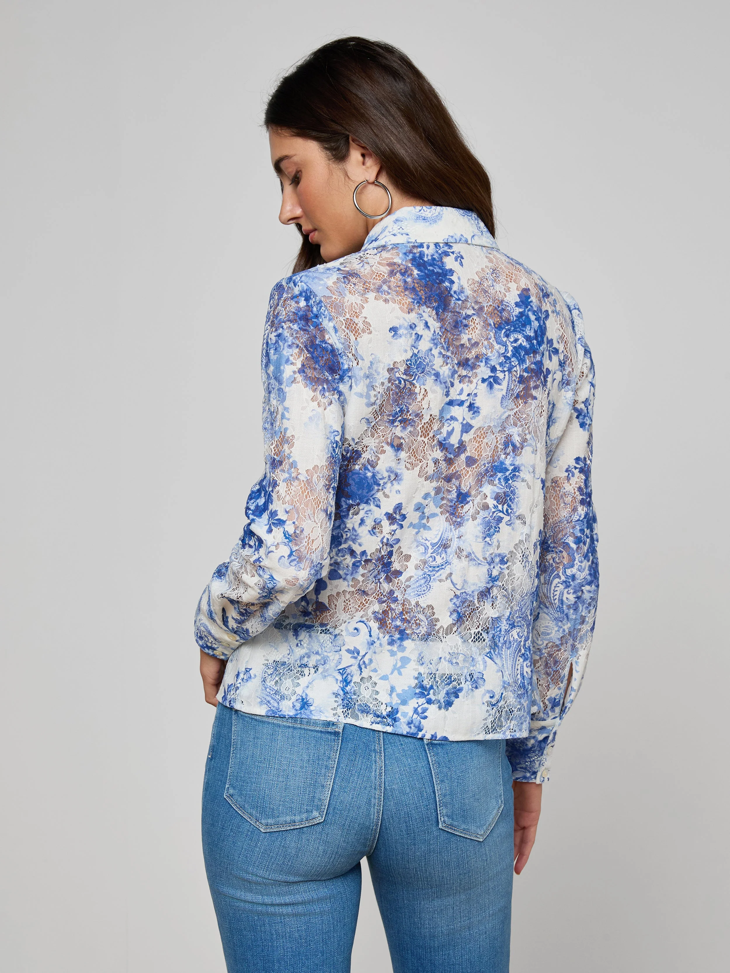 L'AGENCE - Maia Lace Blouse - Image 5