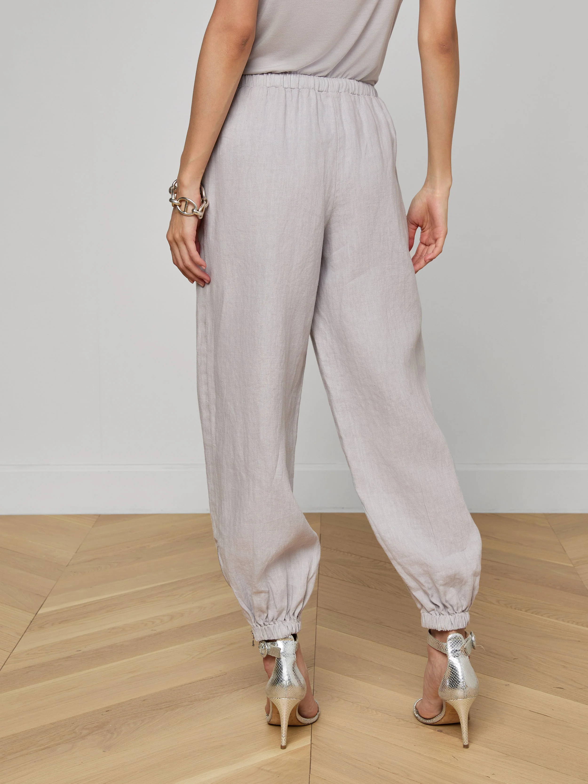 L'AGENCE - Mariko Linen Jogger - Image 5