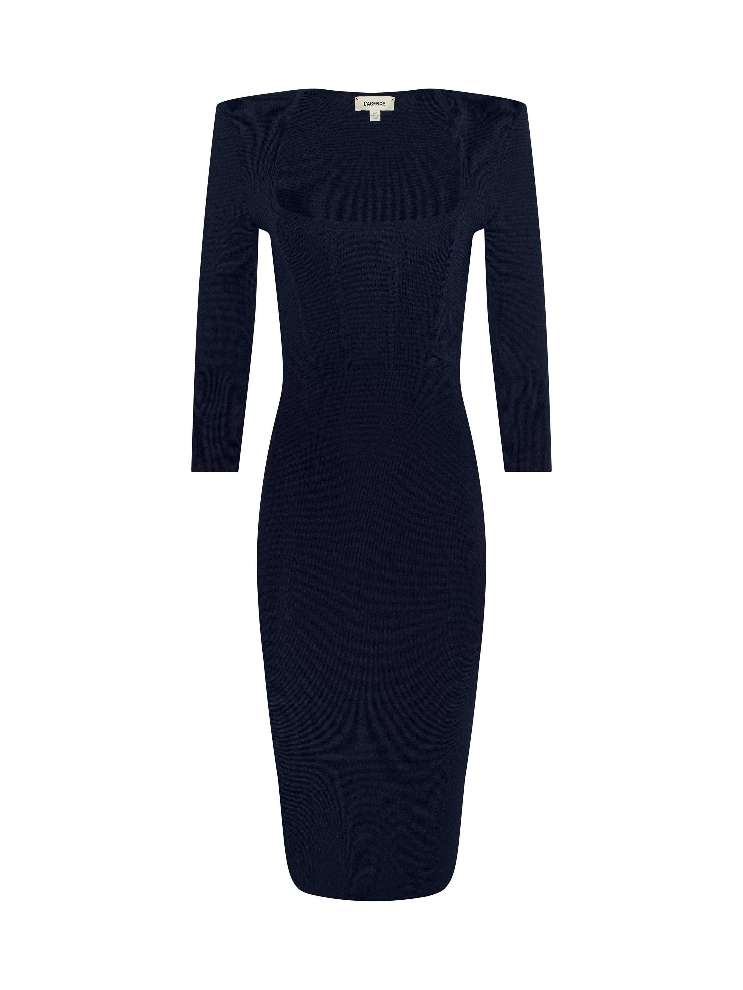 L'AGENCE - Mary Corset Midi Dress - Image 5