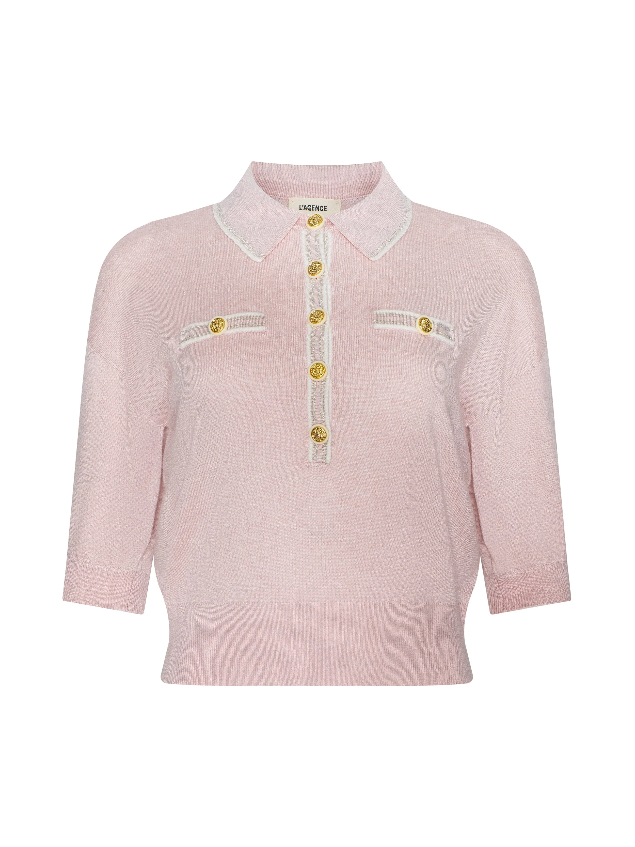 L'AGENCE - Masaki Cropped Sweater - Image 2