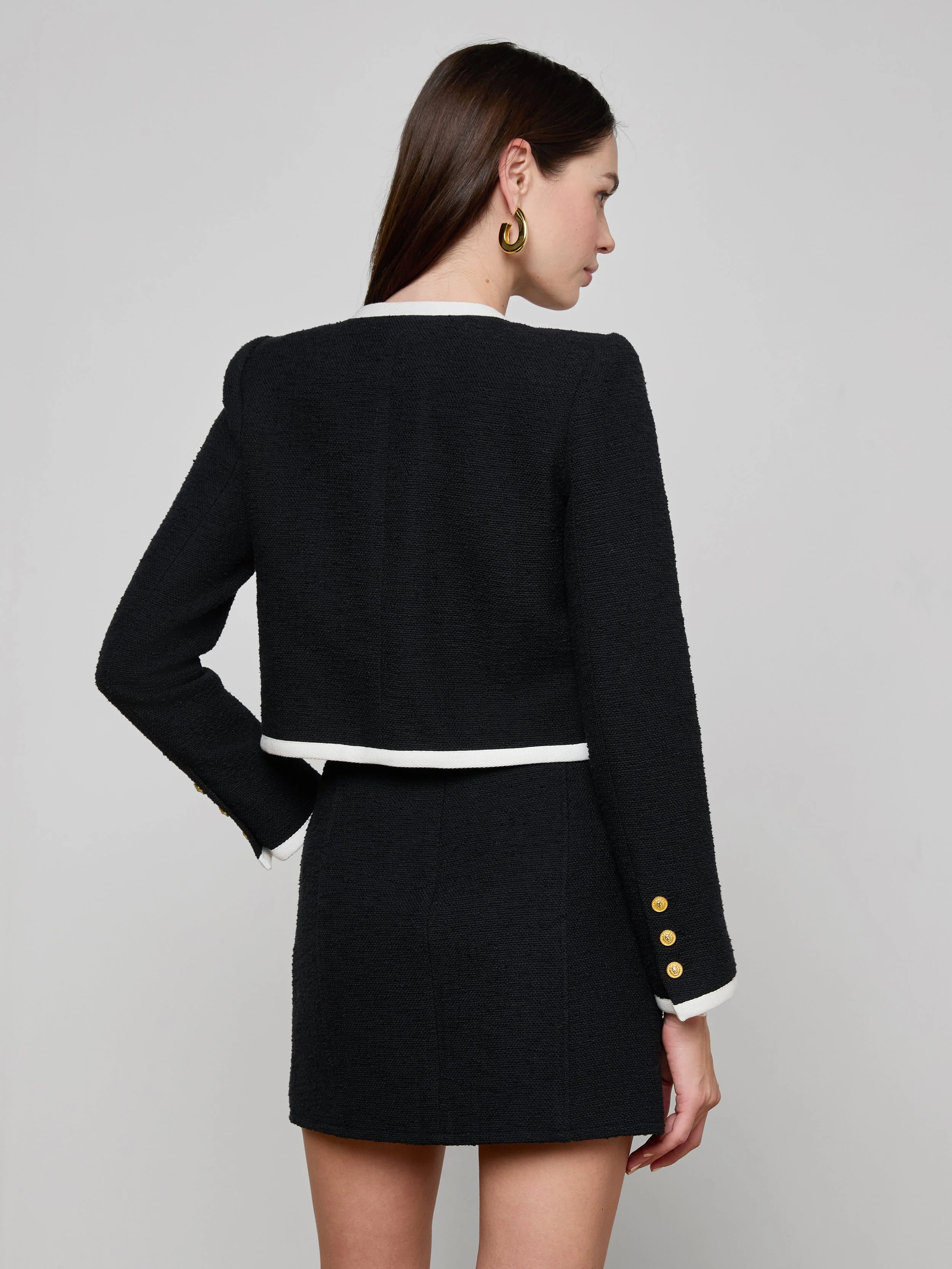 L'AGENCE - Mazikeen Tweed Jacket - Image 8