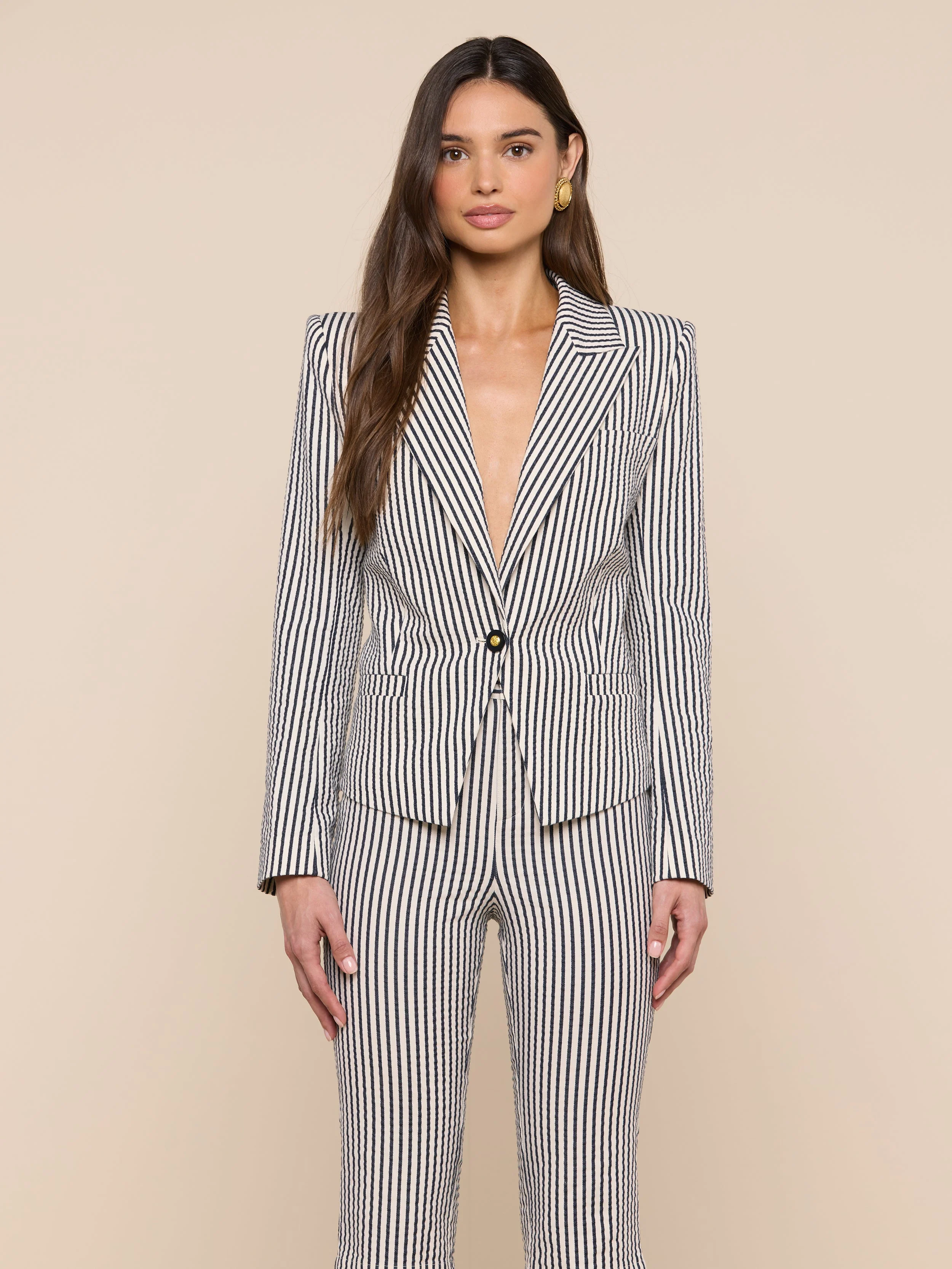 L'AGENCE - Misa Seersucker Blazer