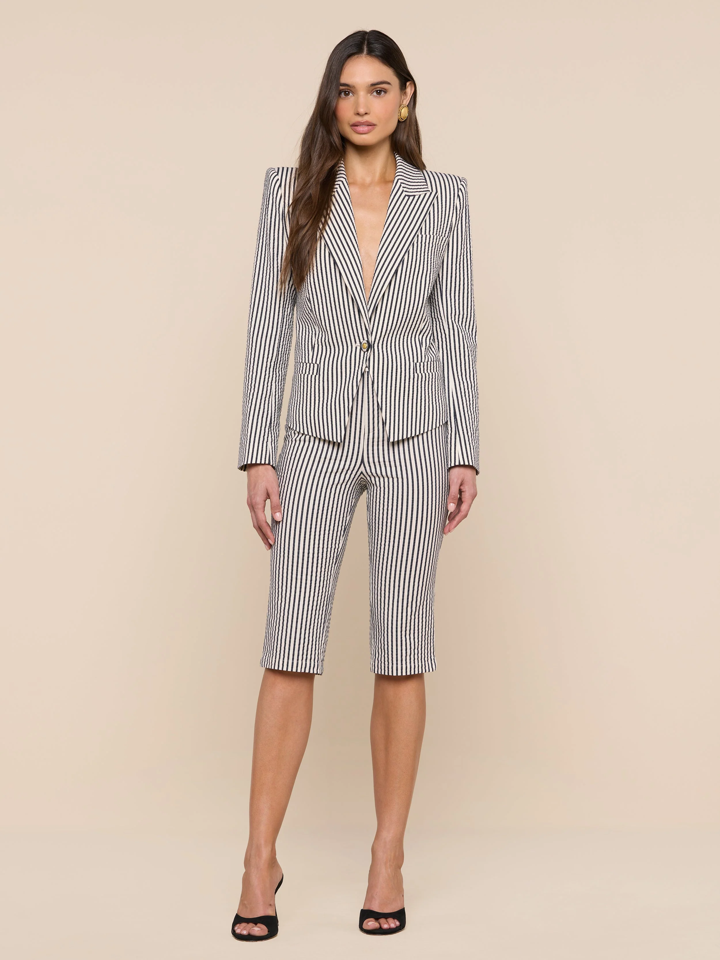 L'AGENCE - Misa Seersucker Blazer - Image 3
