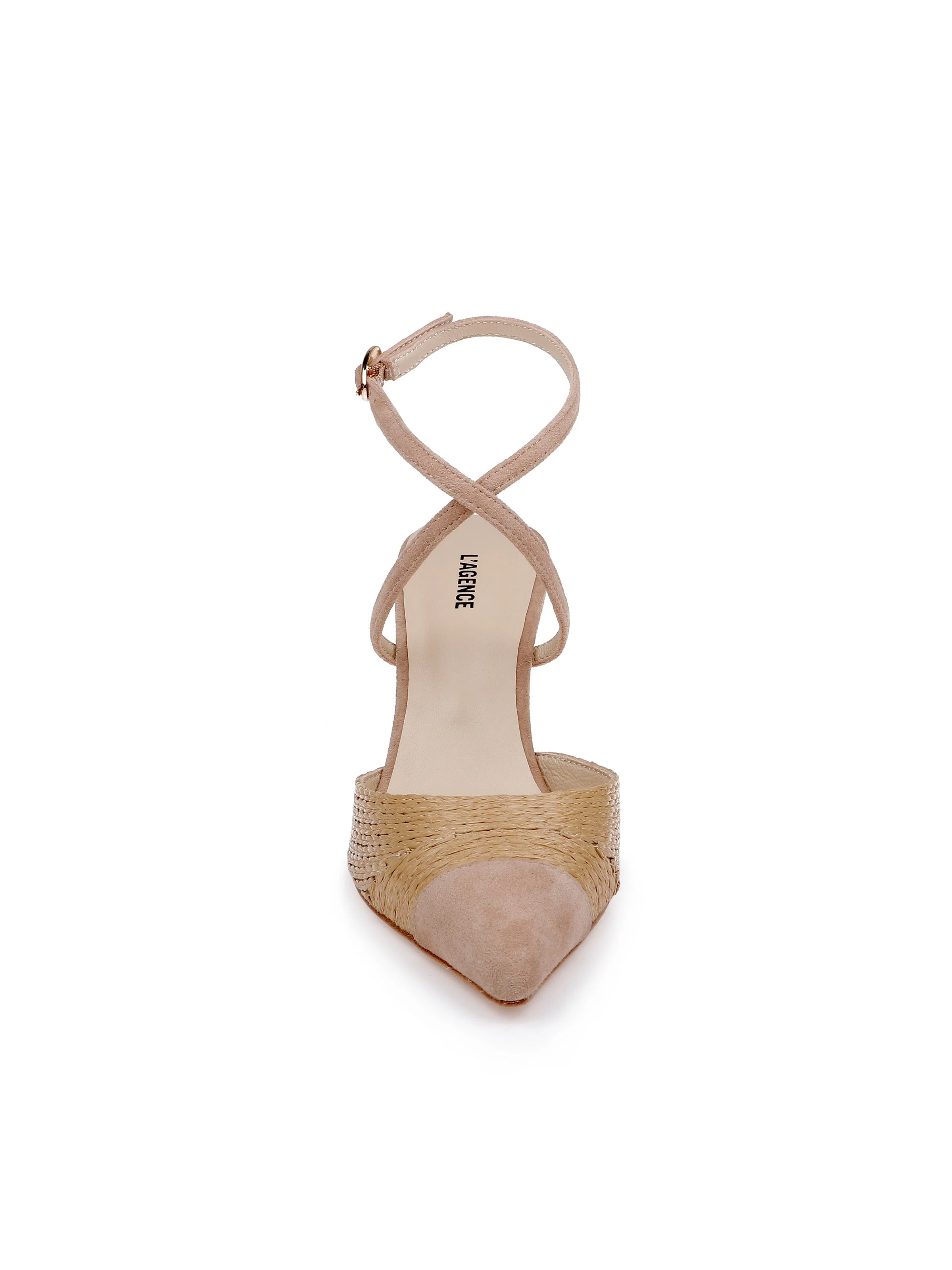 L'AGENCE - Moselle Raffia Pump - Image 3