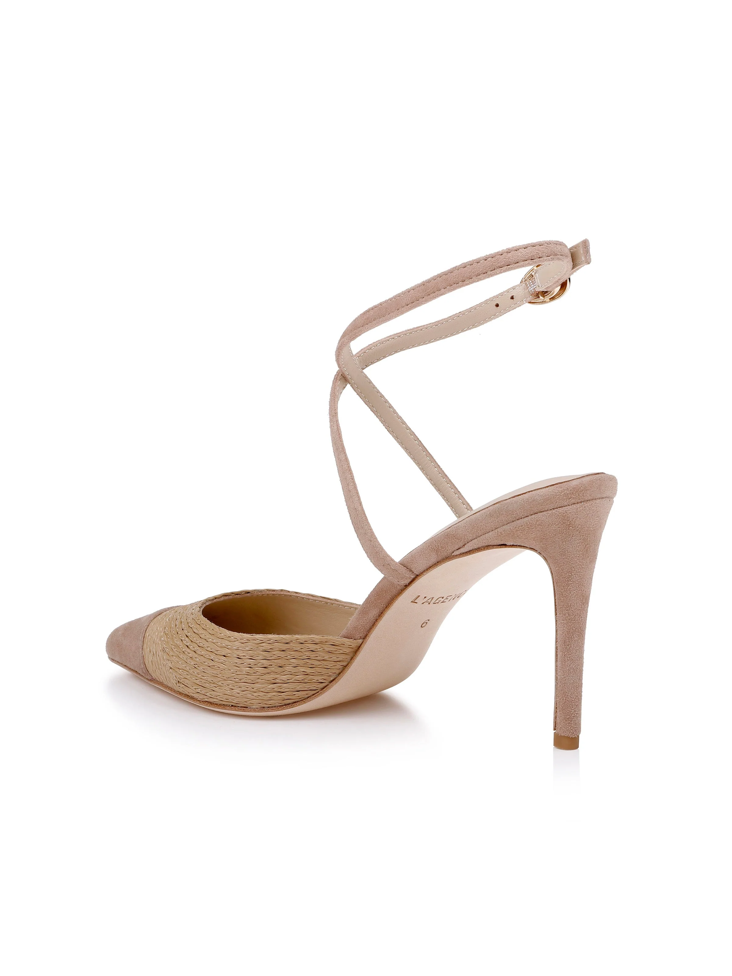 L'AGENCE - Moselle Raffia Pump - Image 4