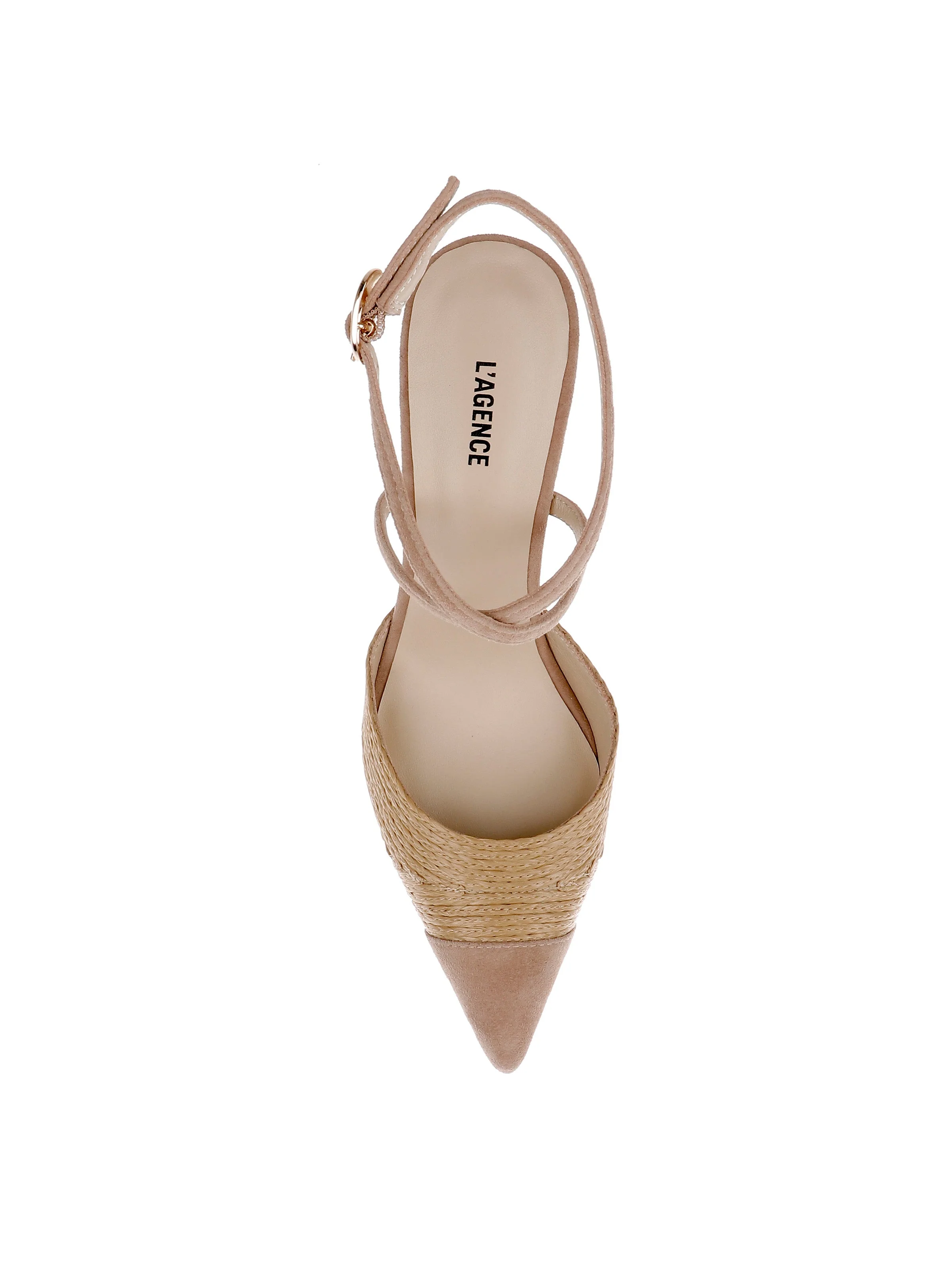 L'AGENCE - Moselle Raffia Pump - Image 5