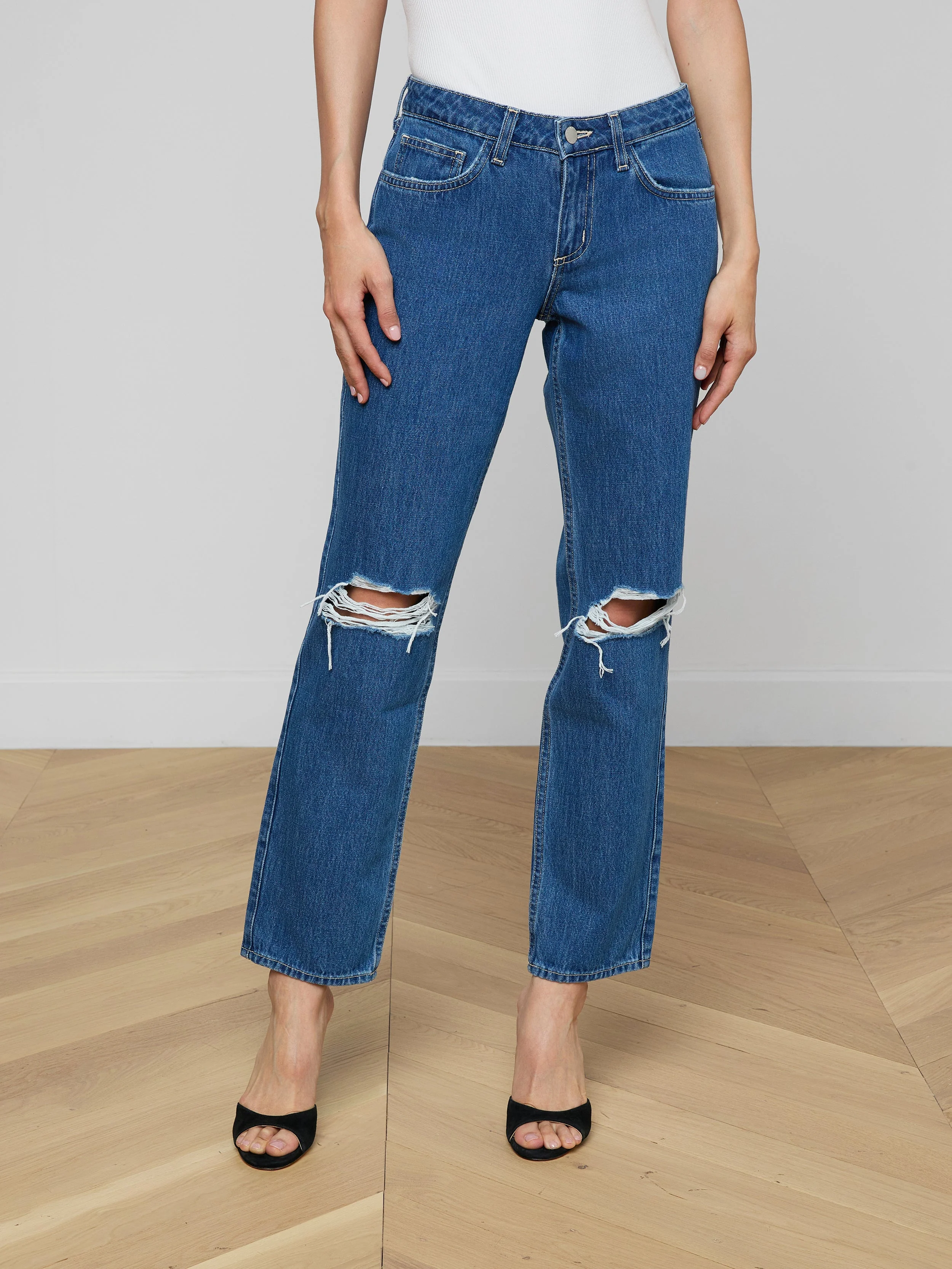 L'AGENCE - Nevia Slouchy Straight - Leg Jean - Image 2