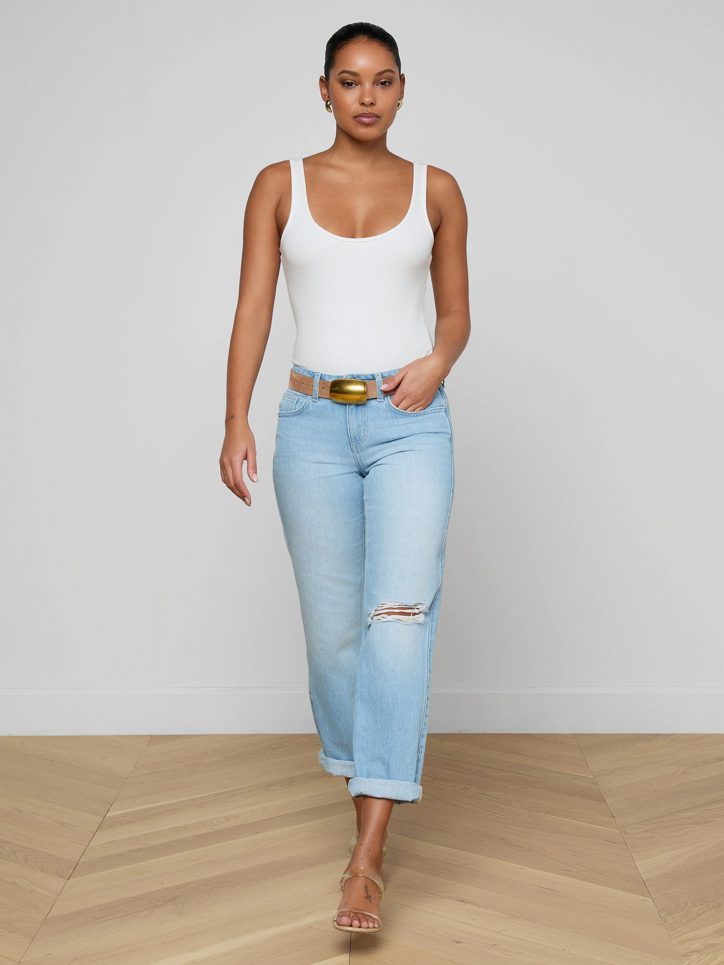 L'AGENCE - Nevia Slouchy Straight - Leg Jean - Image 2