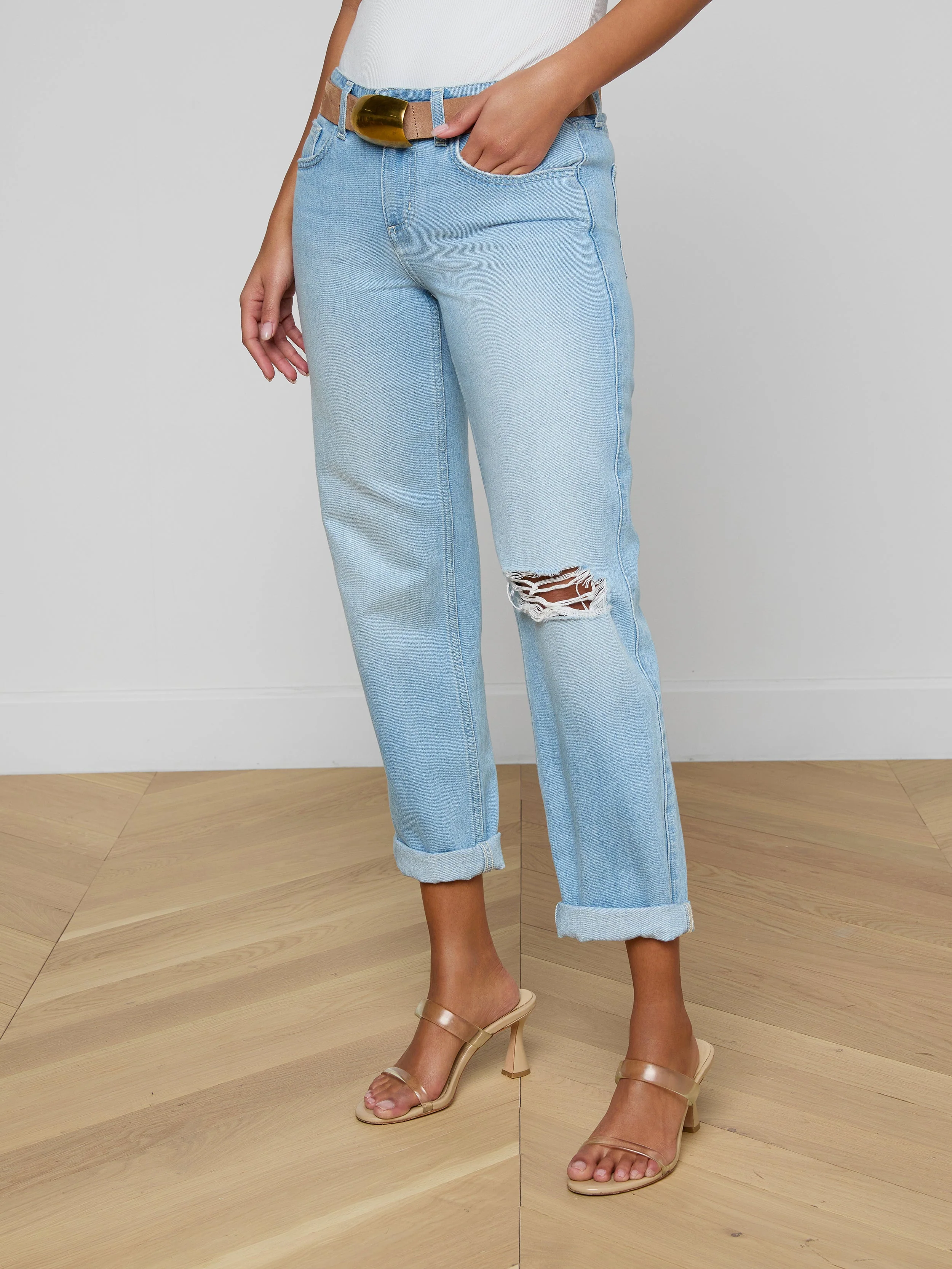 L'AGENCE - Nevia Slouchy Straight - Leg Jean - Image 4