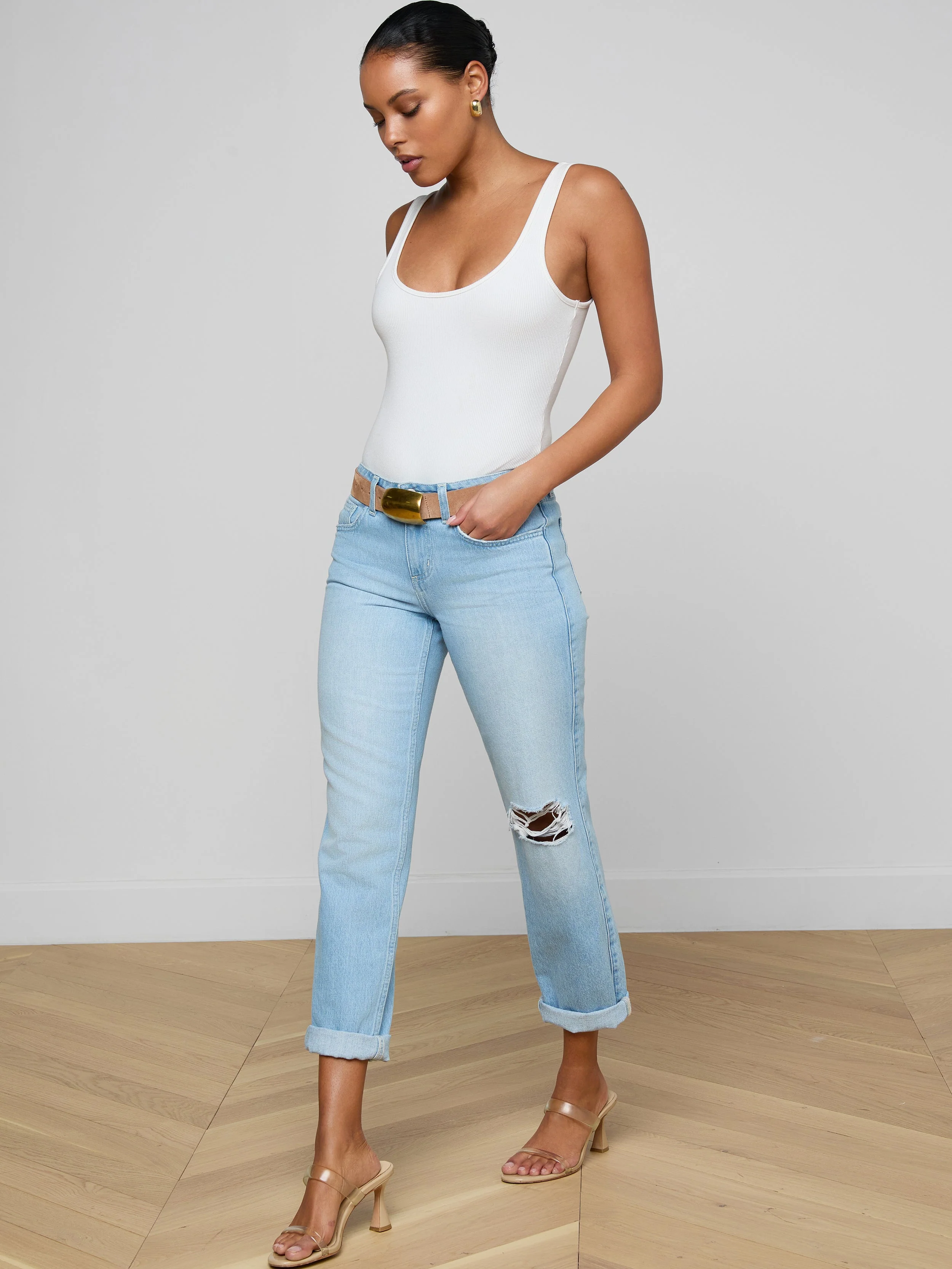 L'AGENCE - Nevia Slouchy Straight - Leg Jean - Image 6