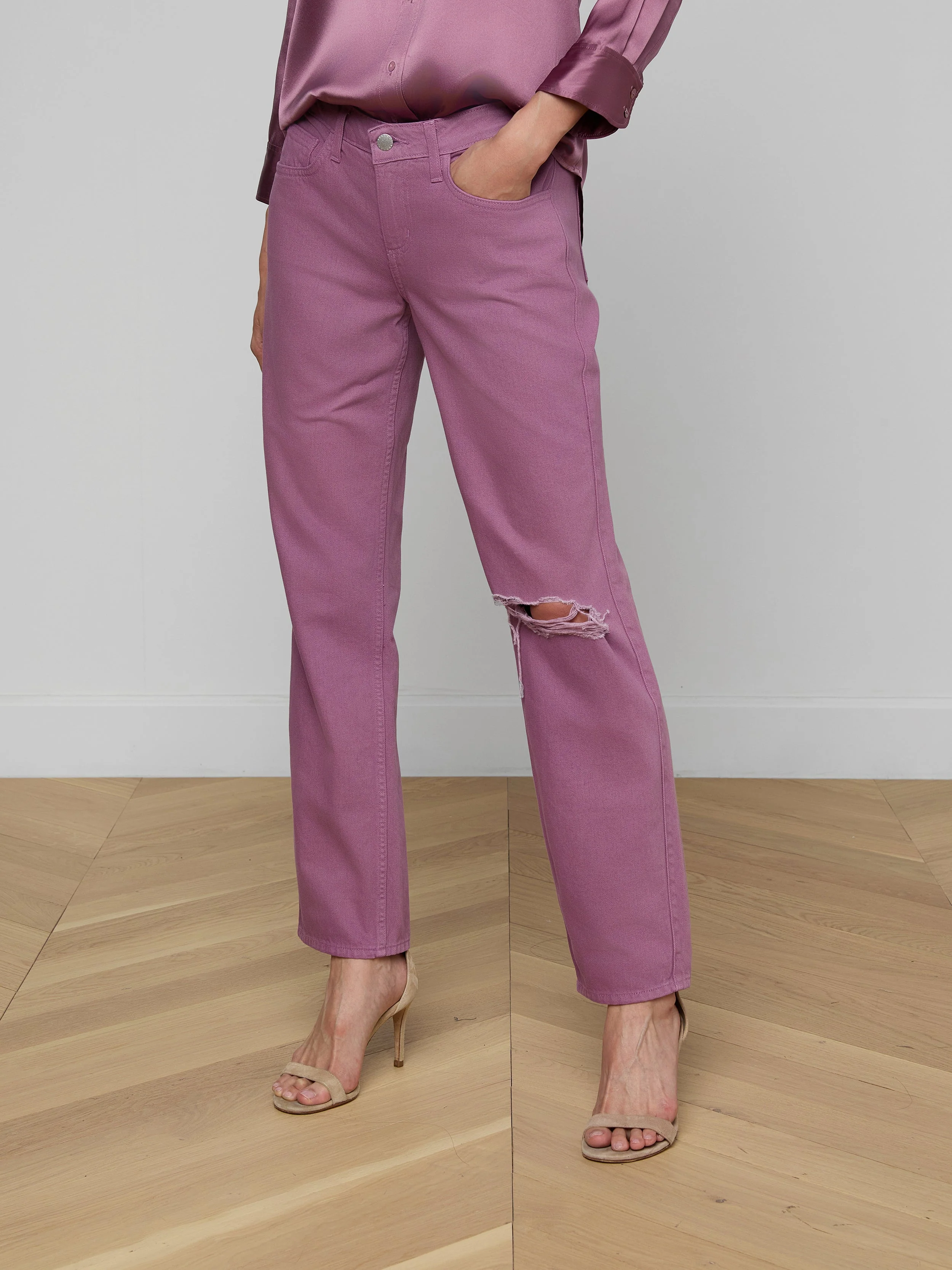 L'AGENCE - Nevia Slouchy Straight - Leg Jean - Image 3