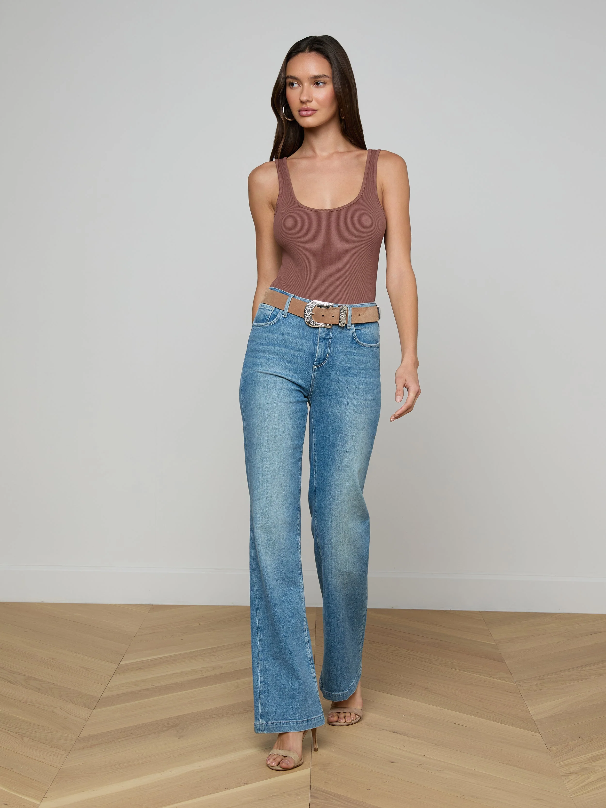 L'AGENCE - Nica Scoopneck Bodysuit - Image 3