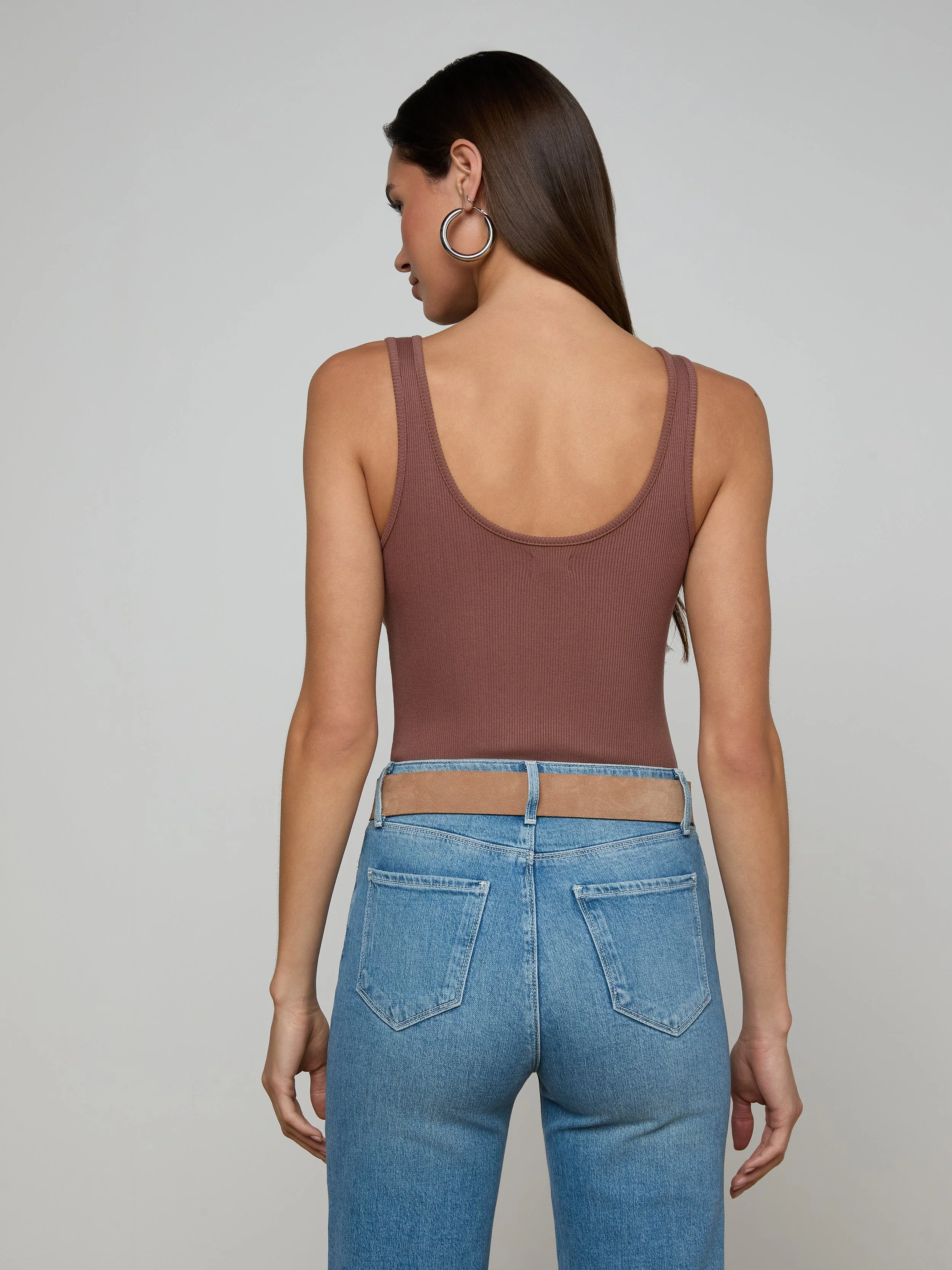 L'AGENCE - Nica Scoopneck Bodysuit - Image 4