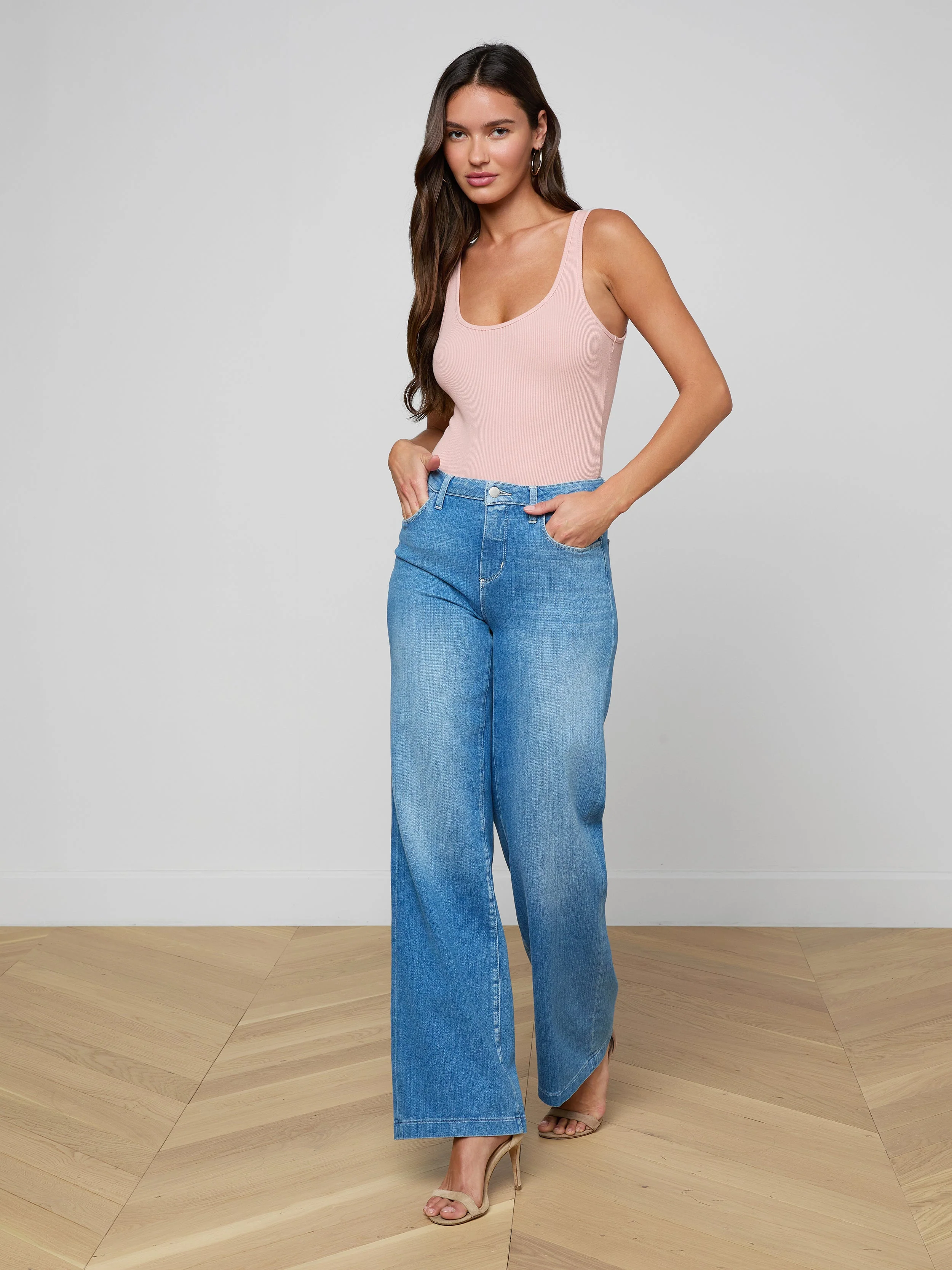 L'AGENCE - Nica Scoopneck Bodysuit - Image 4