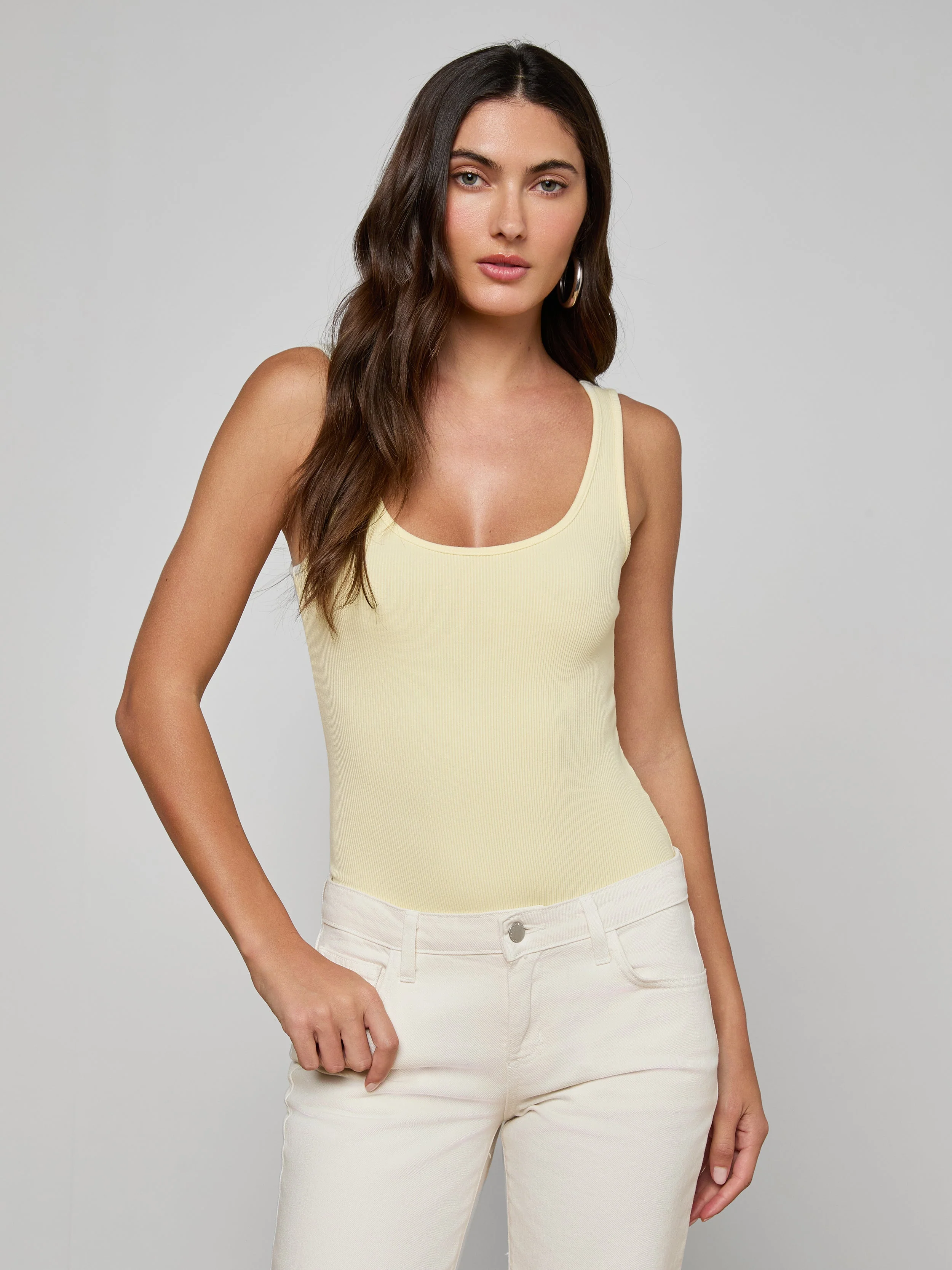 L'AGENCE - Nica Scoopneck Bodysuit