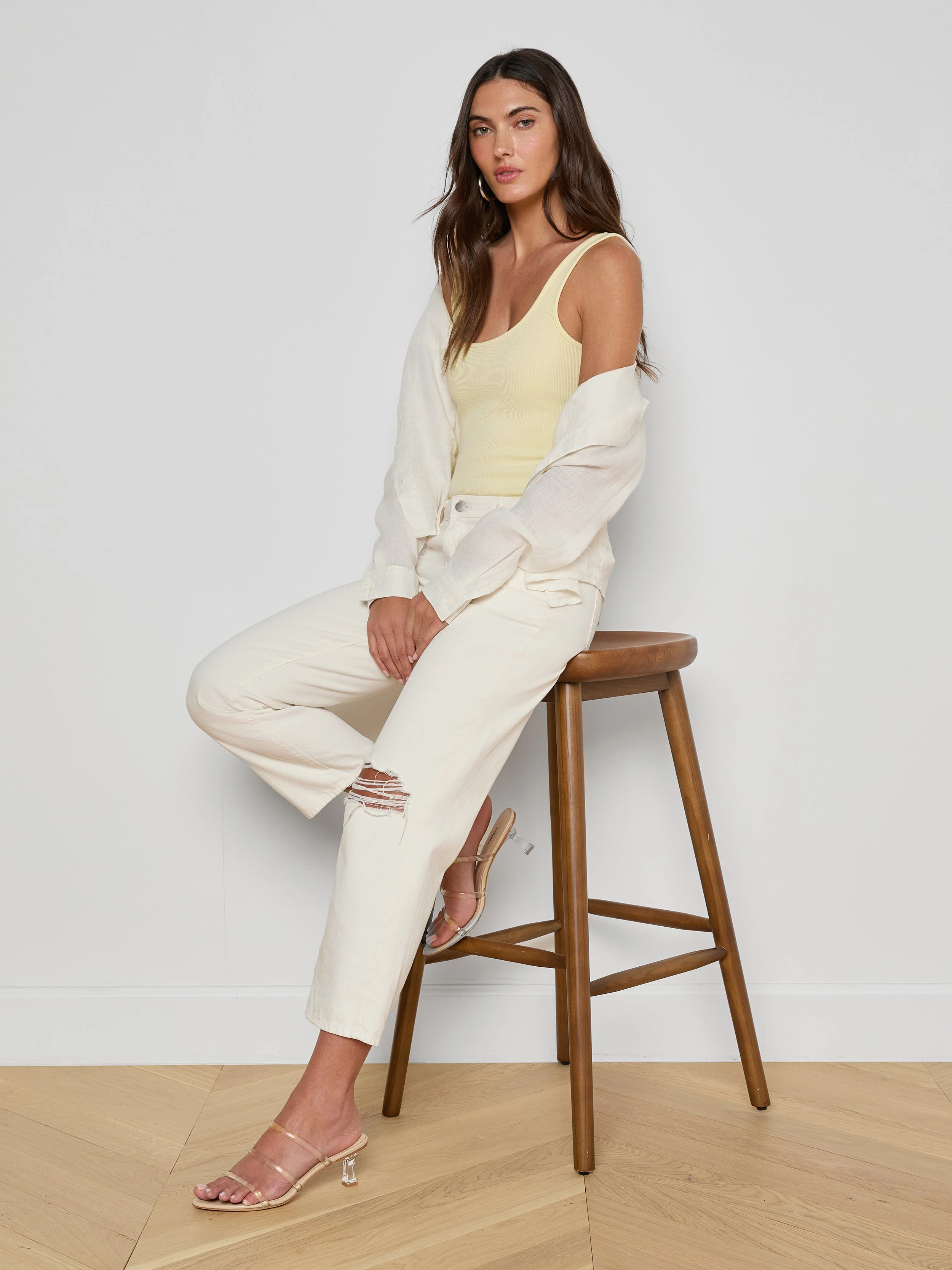 L'AGENCE - Nica Scoopneck Bodysuit - Image 6
