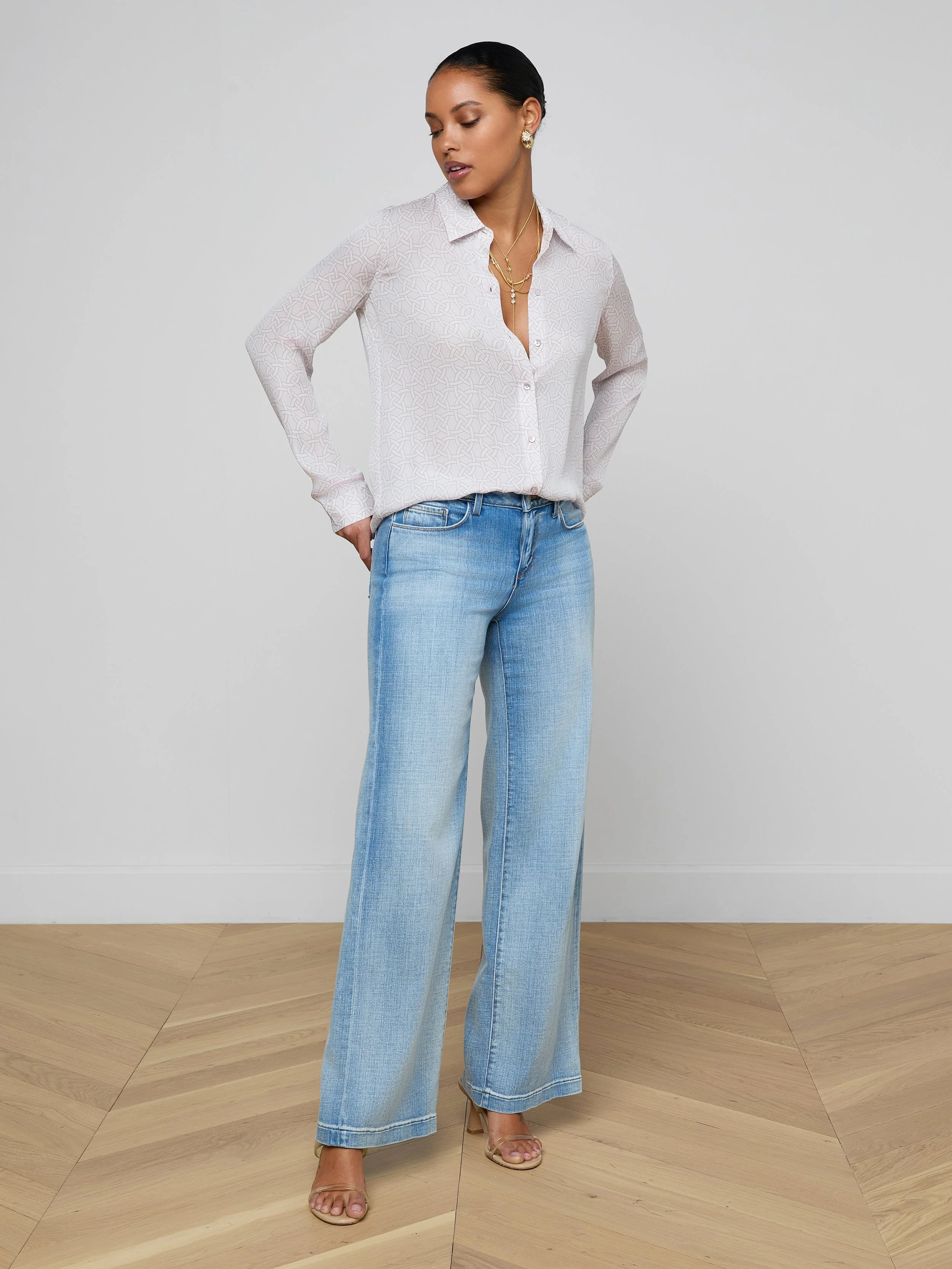 L'AGENCE - Nina Silk Blouse - Image 6