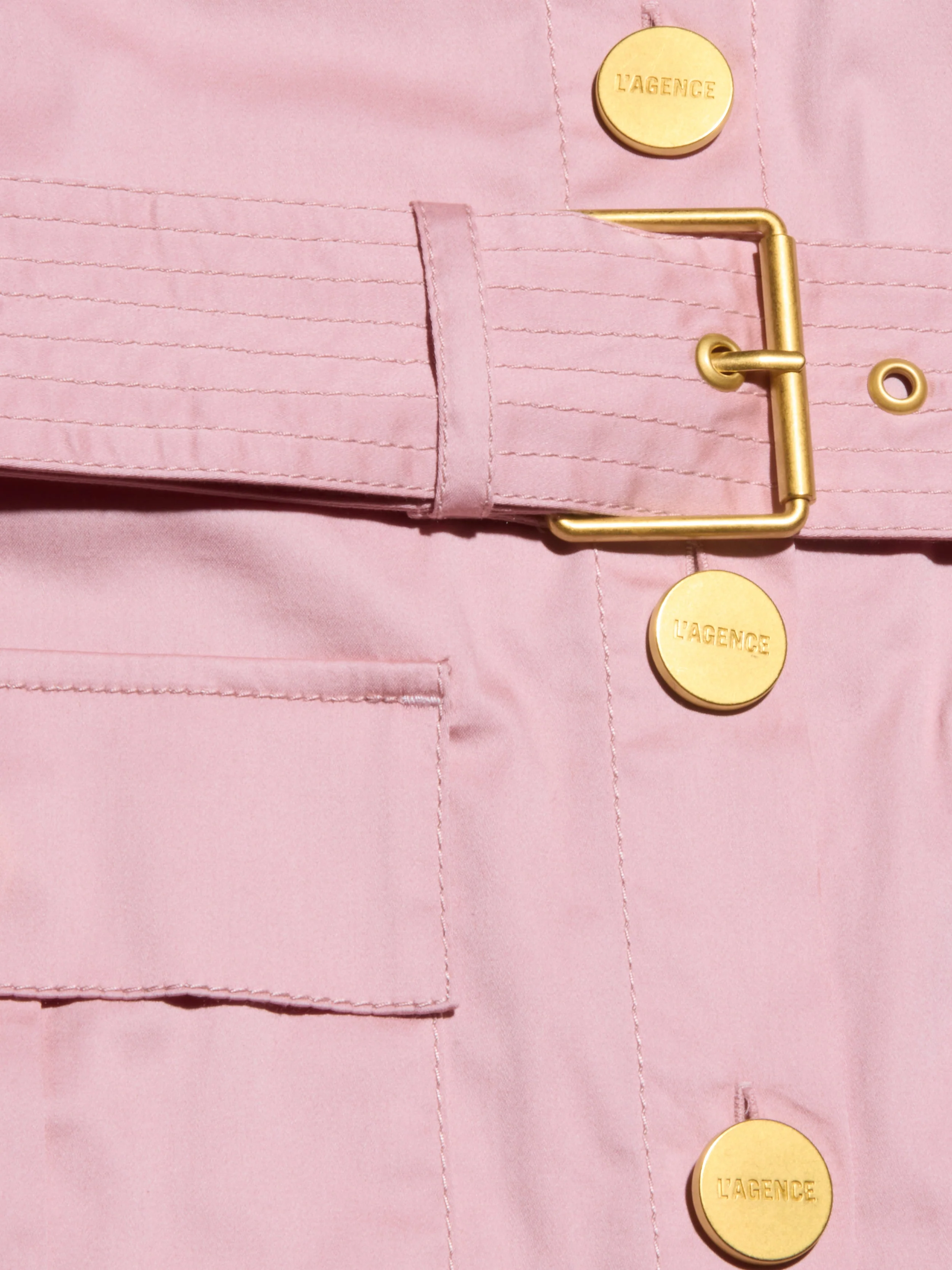 L'AGENCE - Noam Poplin Shirt Dress - Image 4