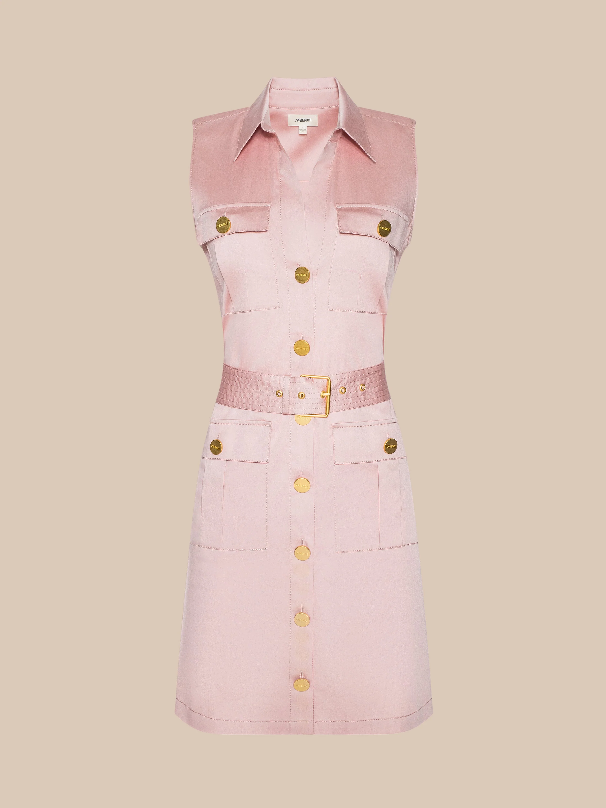 L'AGENCE - Noam Poplin Shirt Dress - Image 5