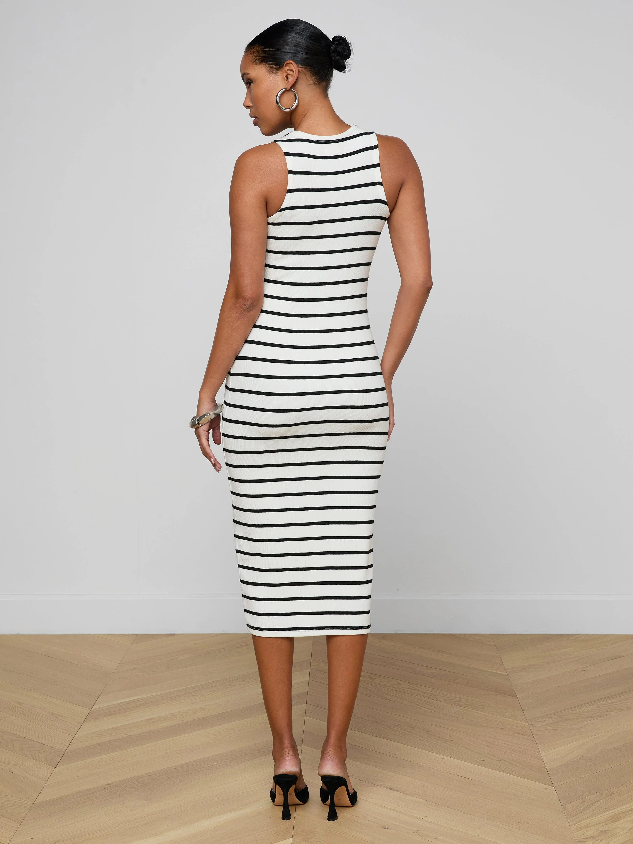 L'AGENCE - Nura Racerback Midi Dress - Image 4