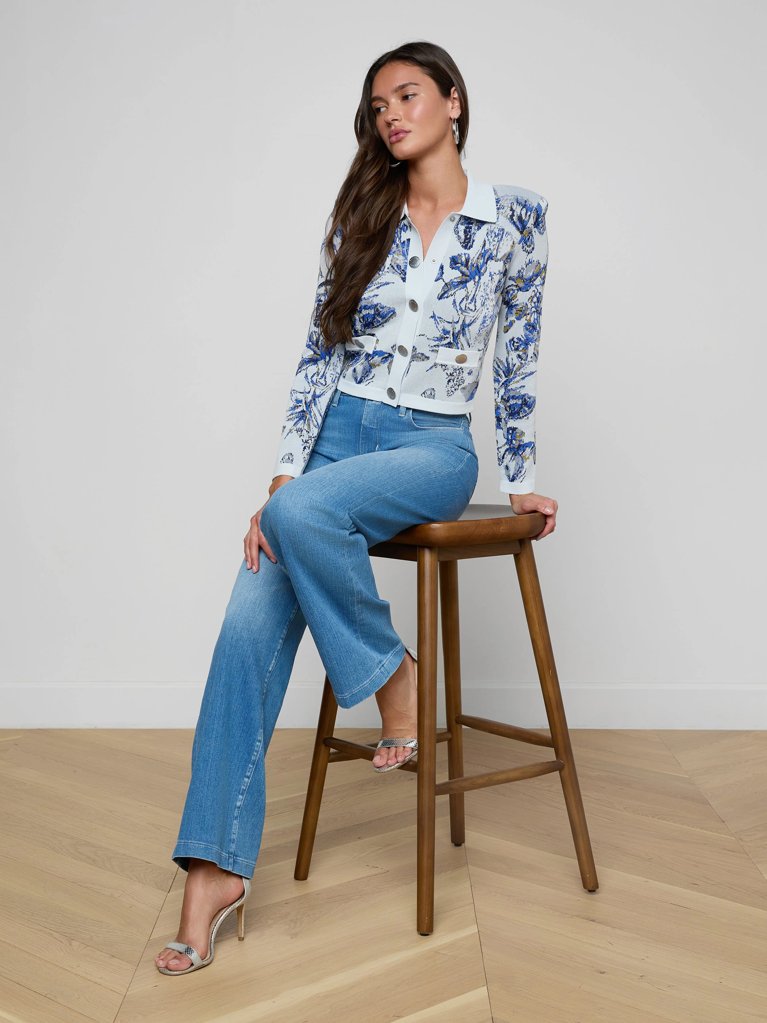 L'AGENCE - Osiris Jacquard Cardigan - Image 5