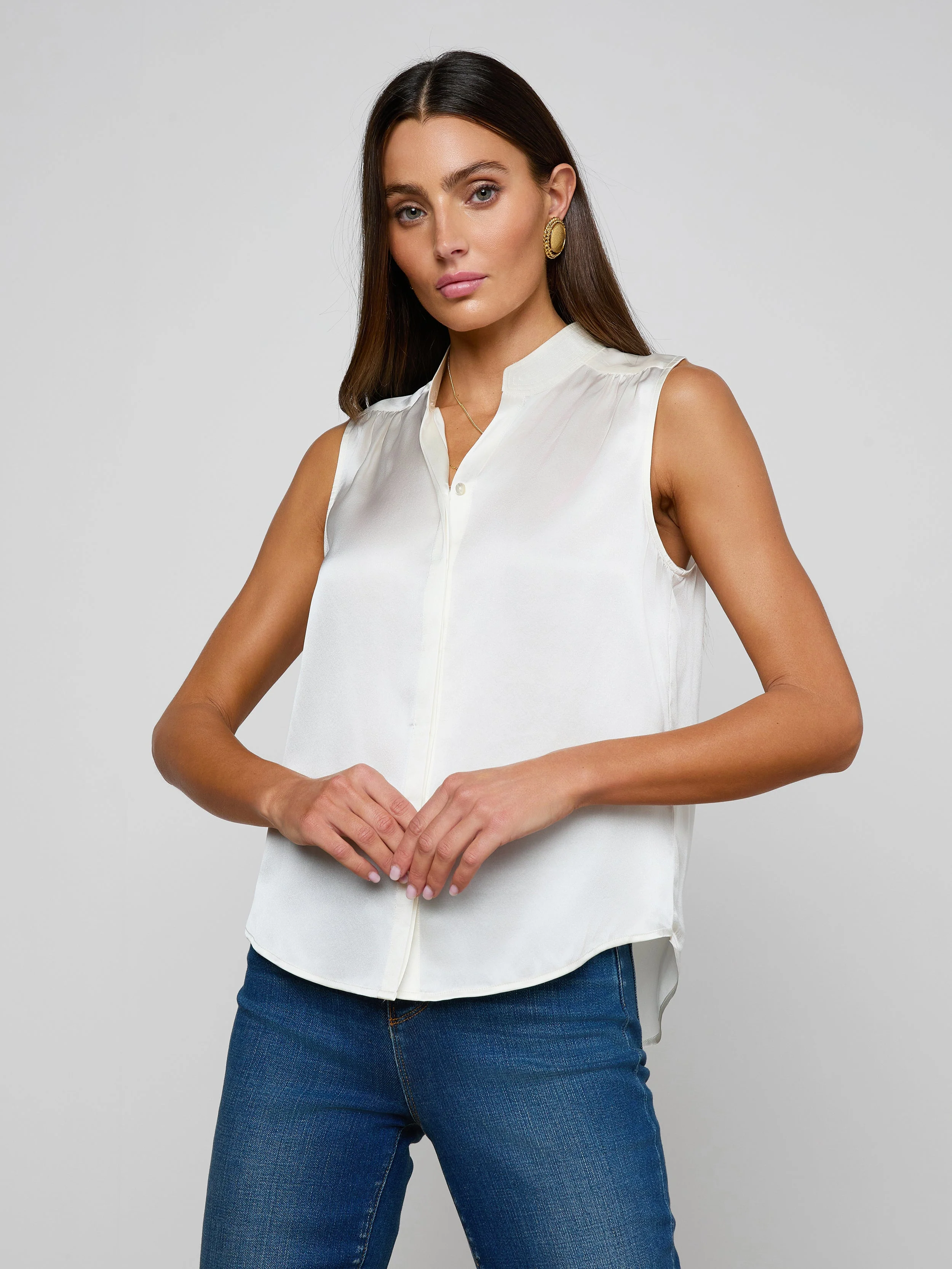 L'AGENCE - Phoebe Silk Blouse - Image 2
