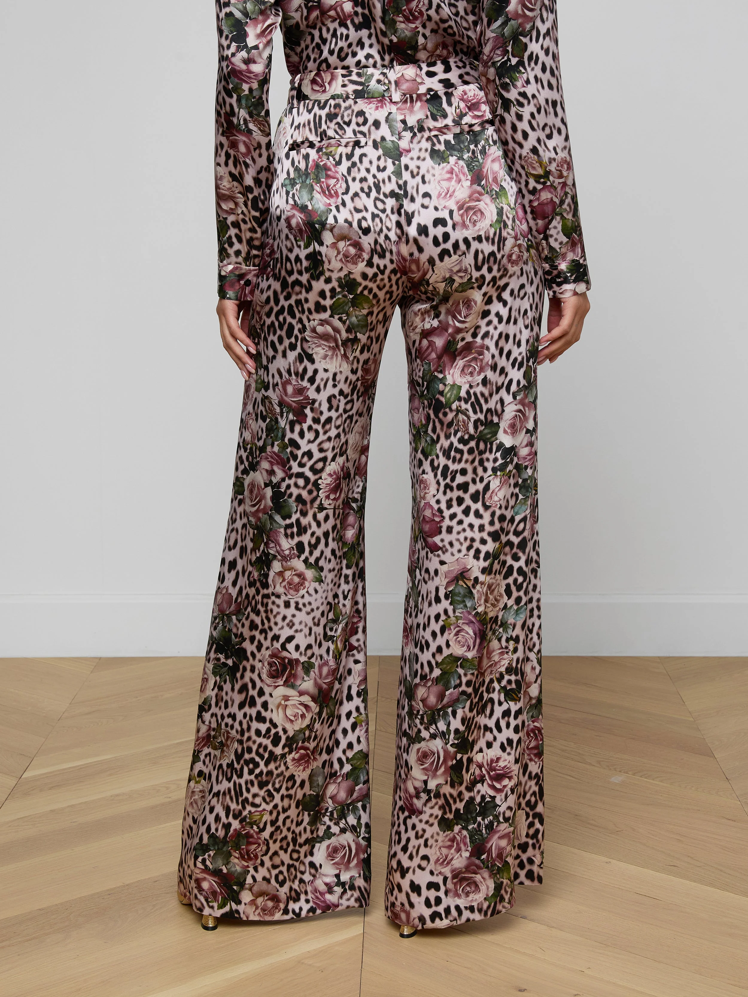 L'AGENCE - Pilar Silk Wide - Leg Pant - Image 6