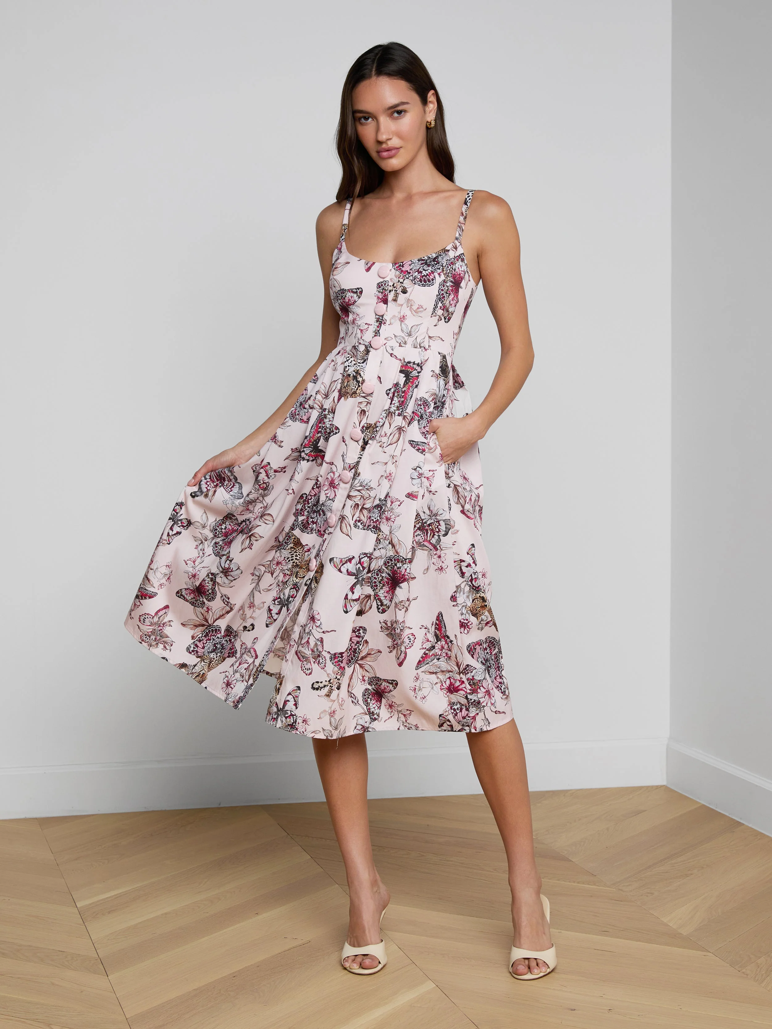 L'AGENCE - Reanne Midi Dress
