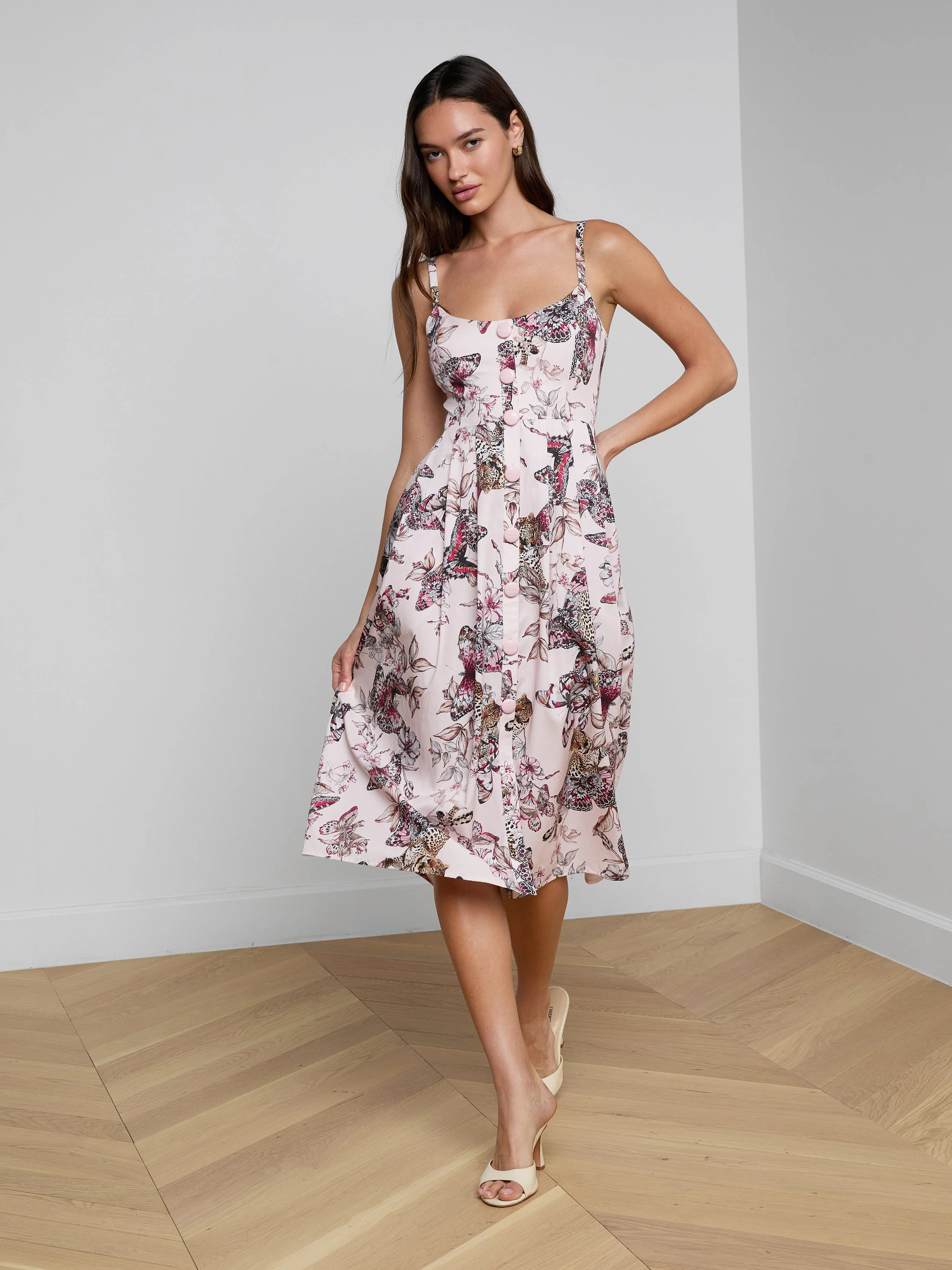 L'AGENCE - Reanne Midi Dress - Image 2