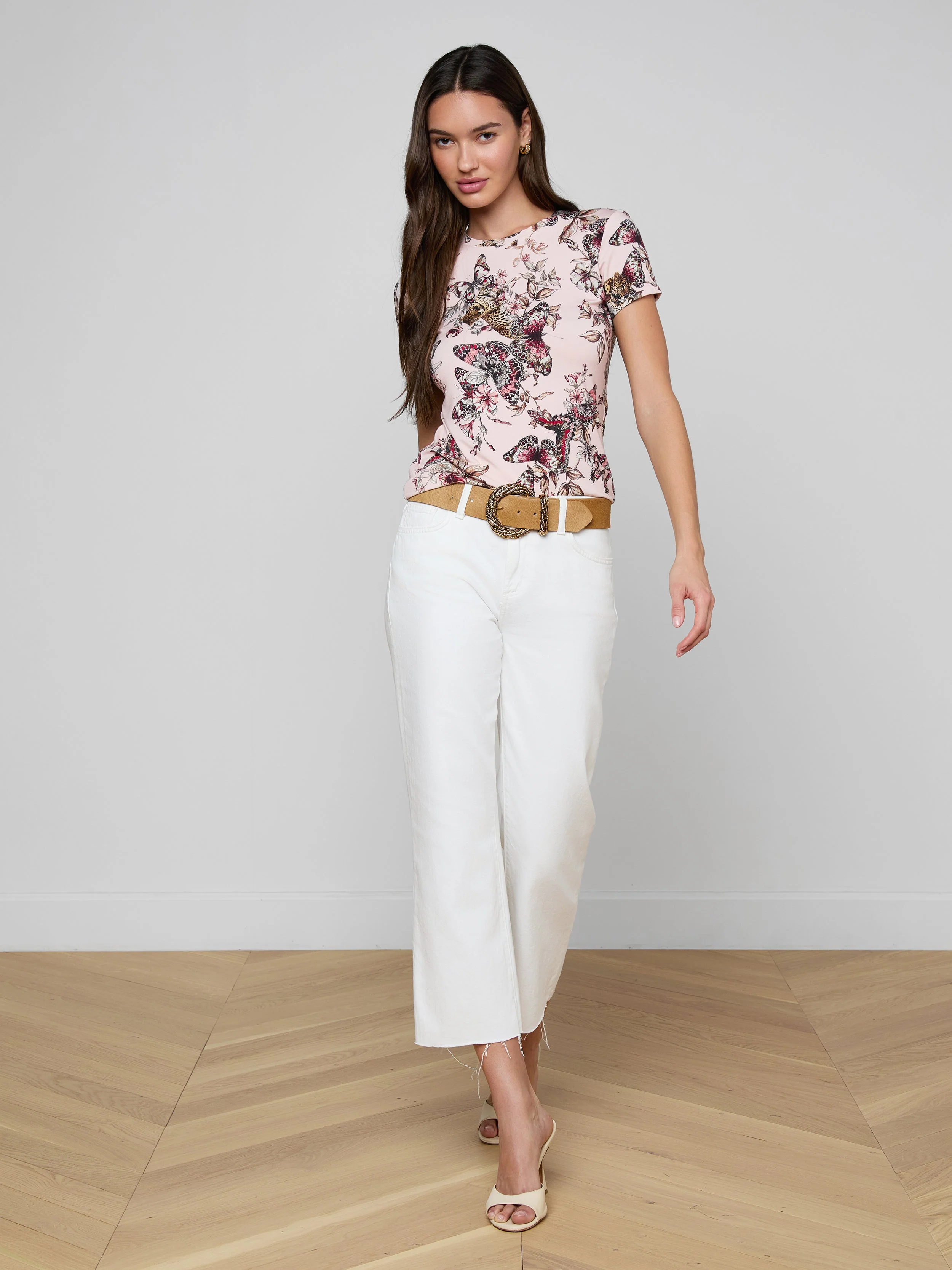 L'AGENCE - Ressi Fitted Tee - Image 4