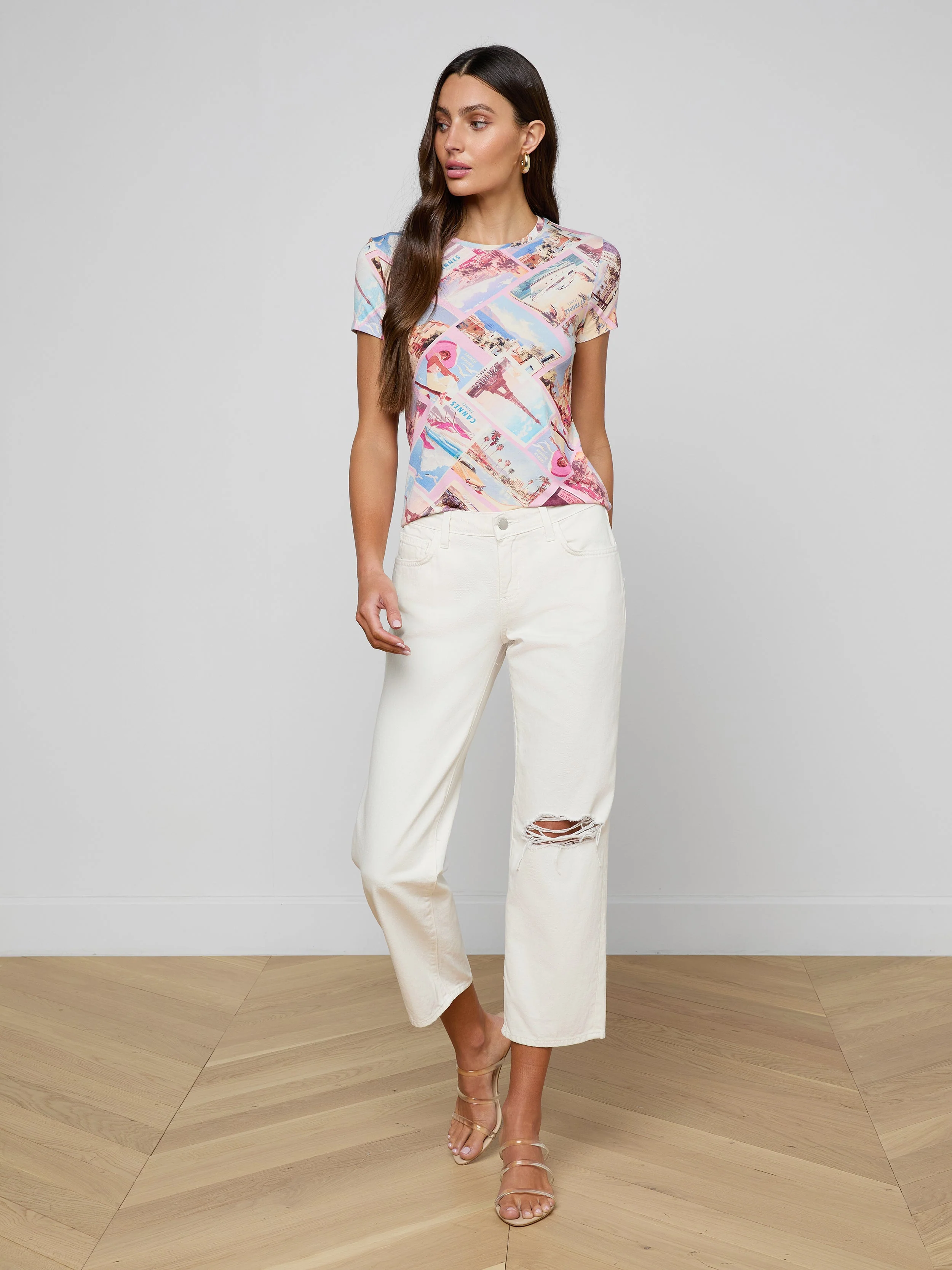 L'AGENCE - Ressi Fitted Tee - Image 4