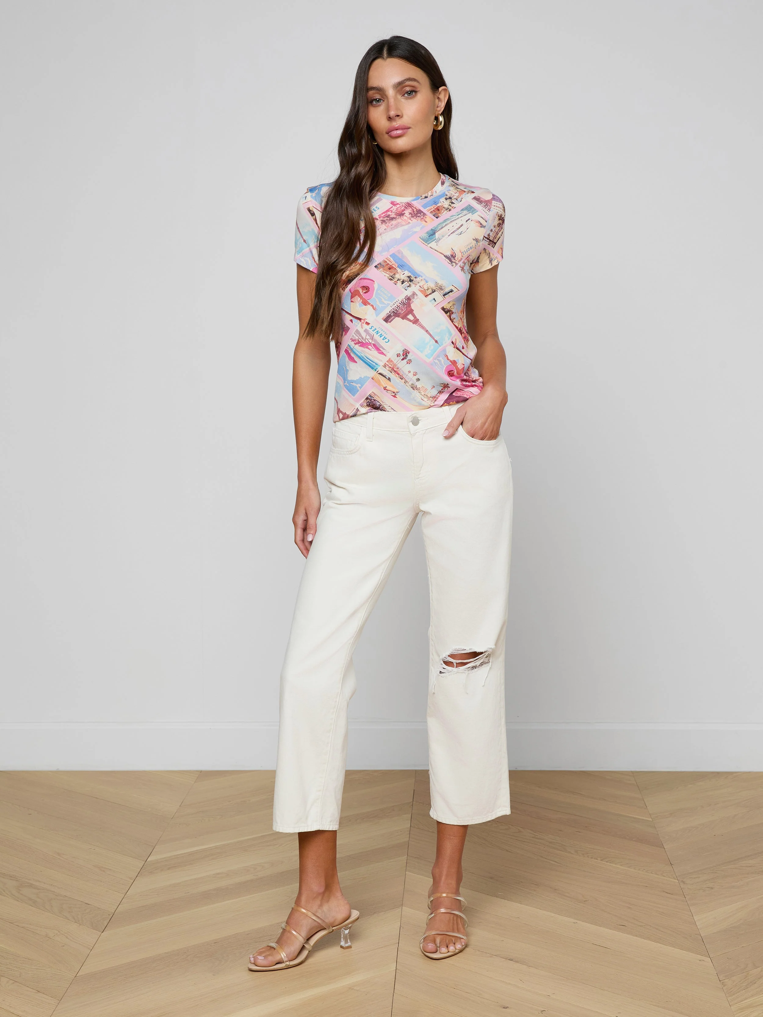 L'AGENCE - Ressi Fitted Tee - Image 5